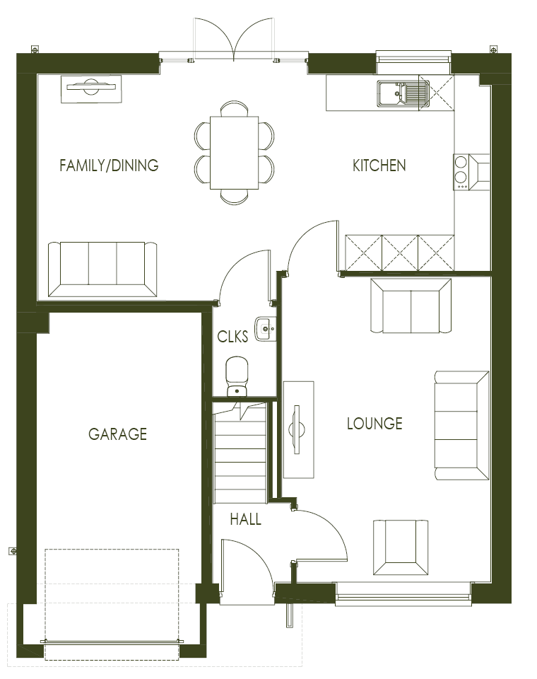 Upper Denbigh Road, St Asaph LL17, 3 bedroom detached house for sale