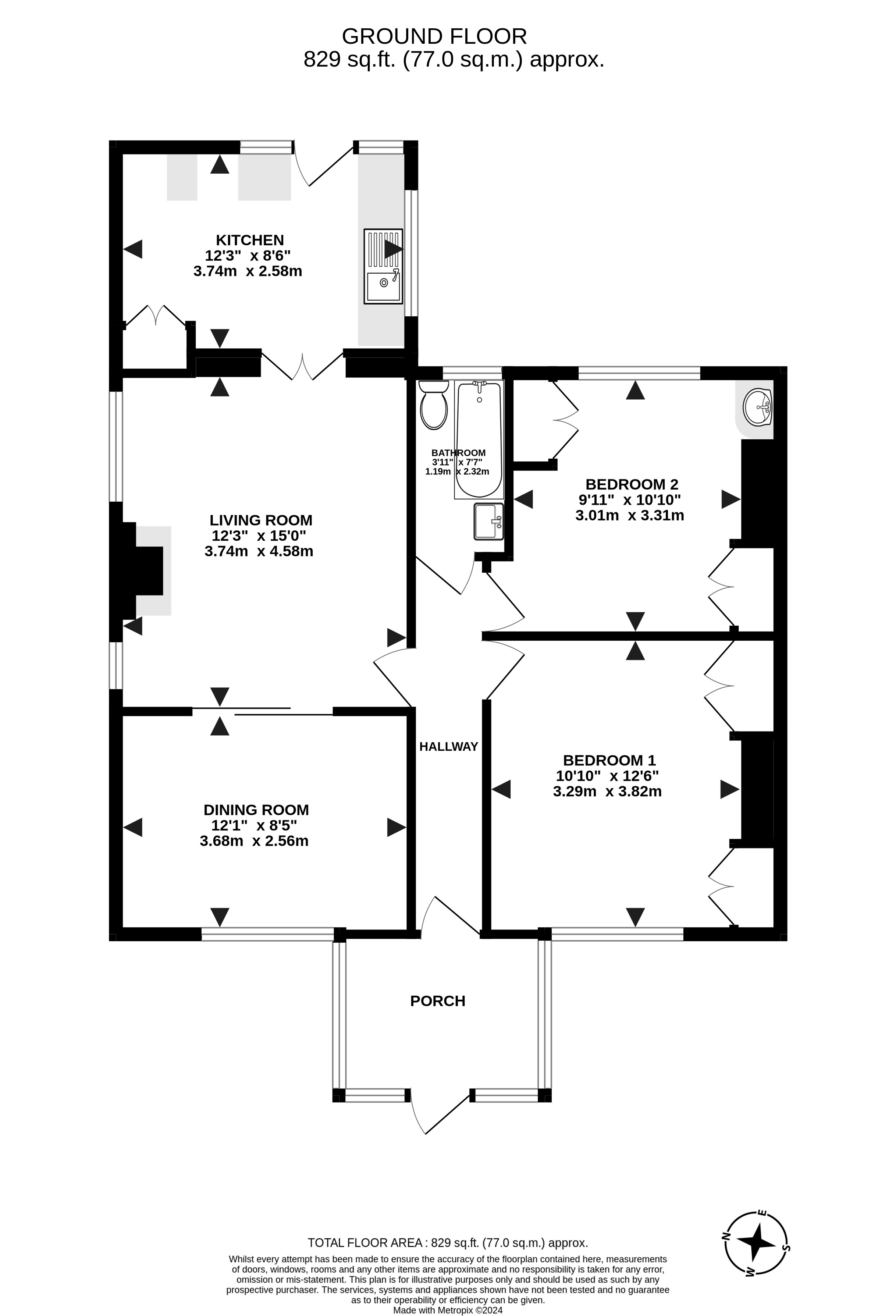 Golvers Hill Road, Kingsteignton, Newton Abbot TQ12, 2 bedroom semi