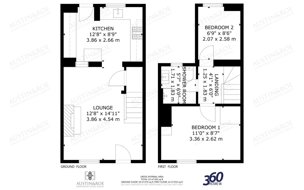 Stone Road, Eccleshall, Staffordshire ST21, 2 bedroom terraced house