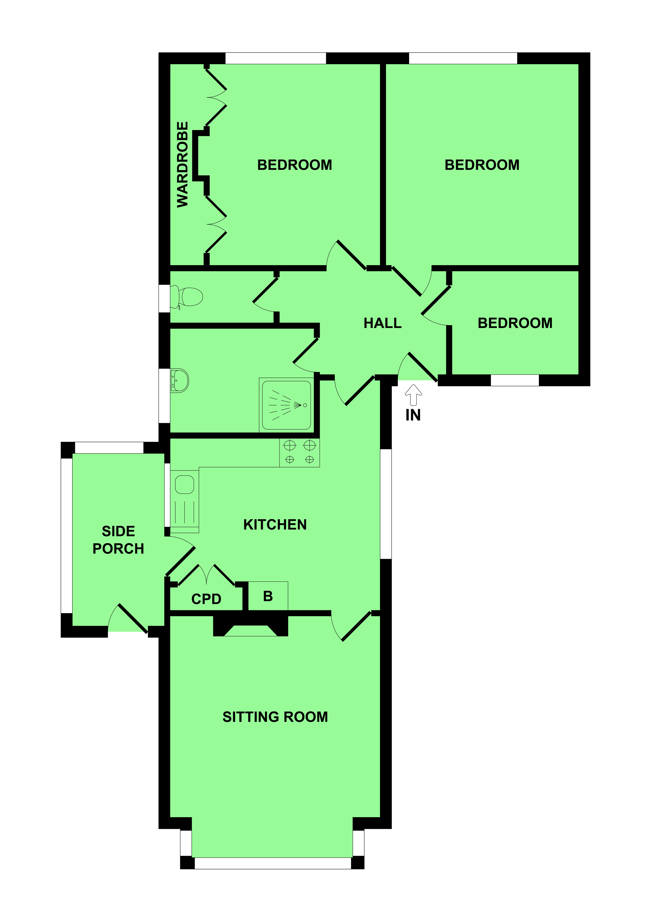 Mill Lane, Bradwell, Great Yarmouth NR31, 3 bedroom semidetached