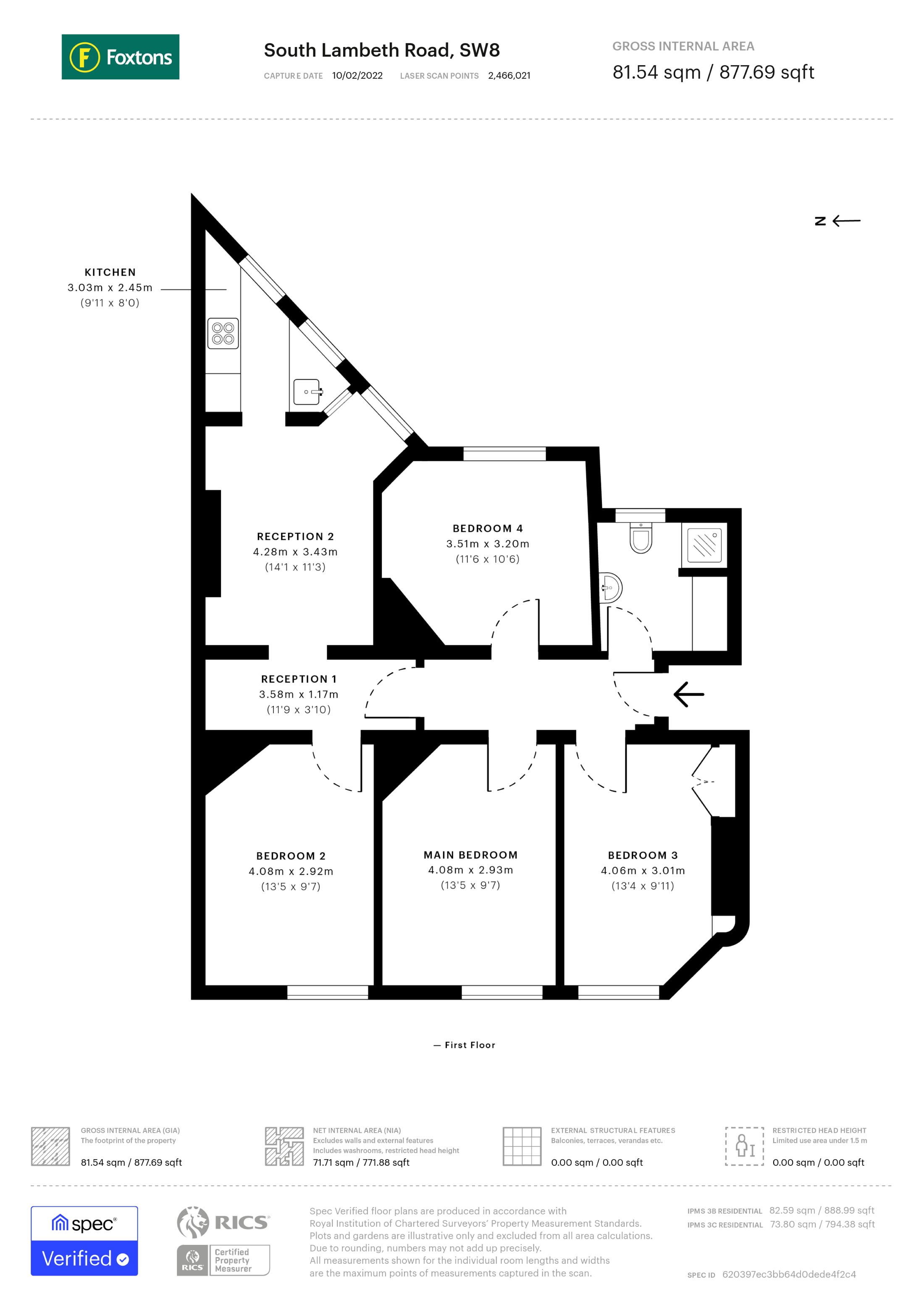 South Lambeth Road, Vauxhall, London SW8, 4 bedroom flat for sale 60043112 PrimeLocation