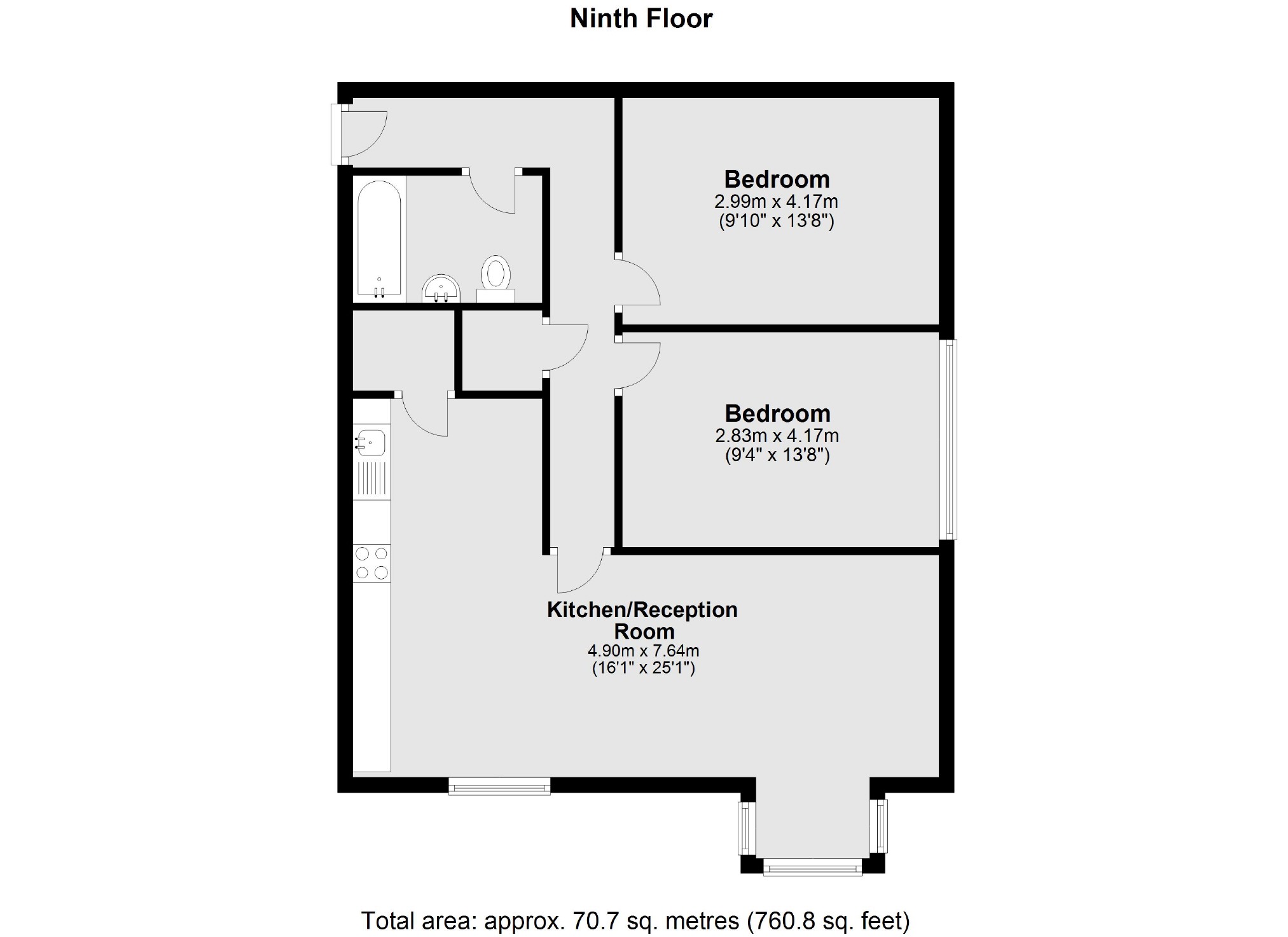 Bramlands Close, London SW11, 2 bedroom flat to rent 65004966