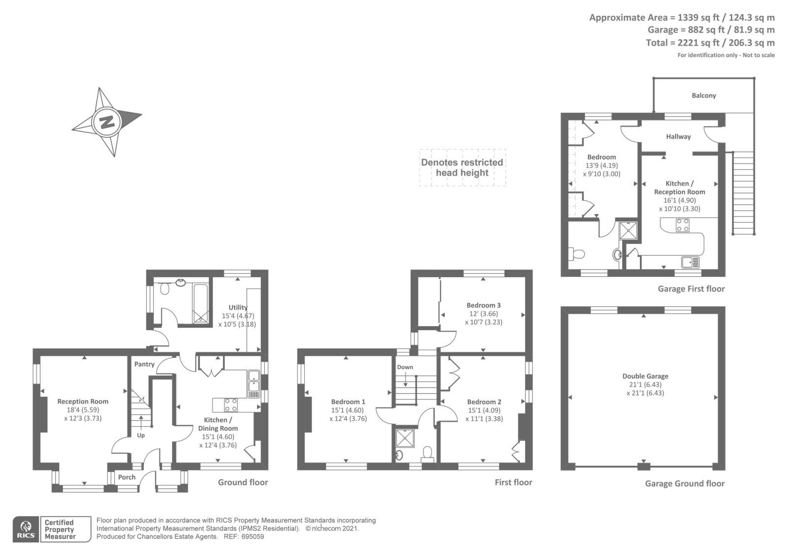 Hay On Wye, Glasbury On Wye HR3, 3 bedroom detached house for sale