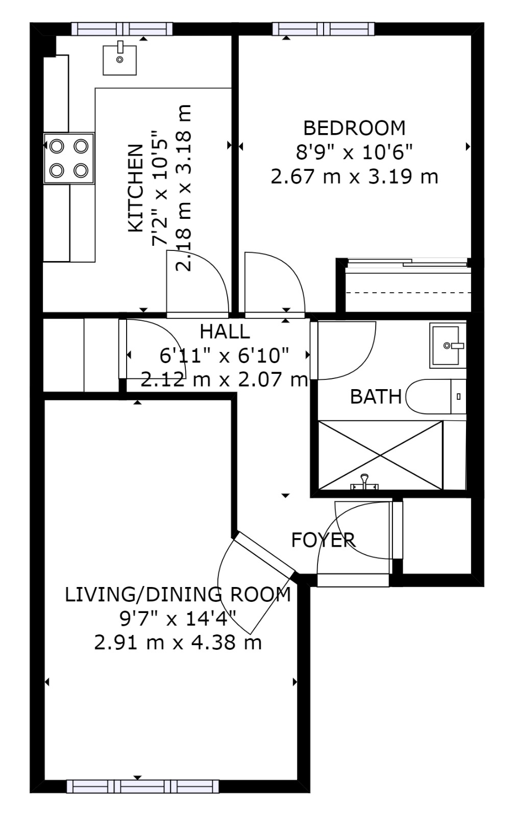 East Thurrock Road, Essex RM17, 1 bedroom flat for sale 60007514