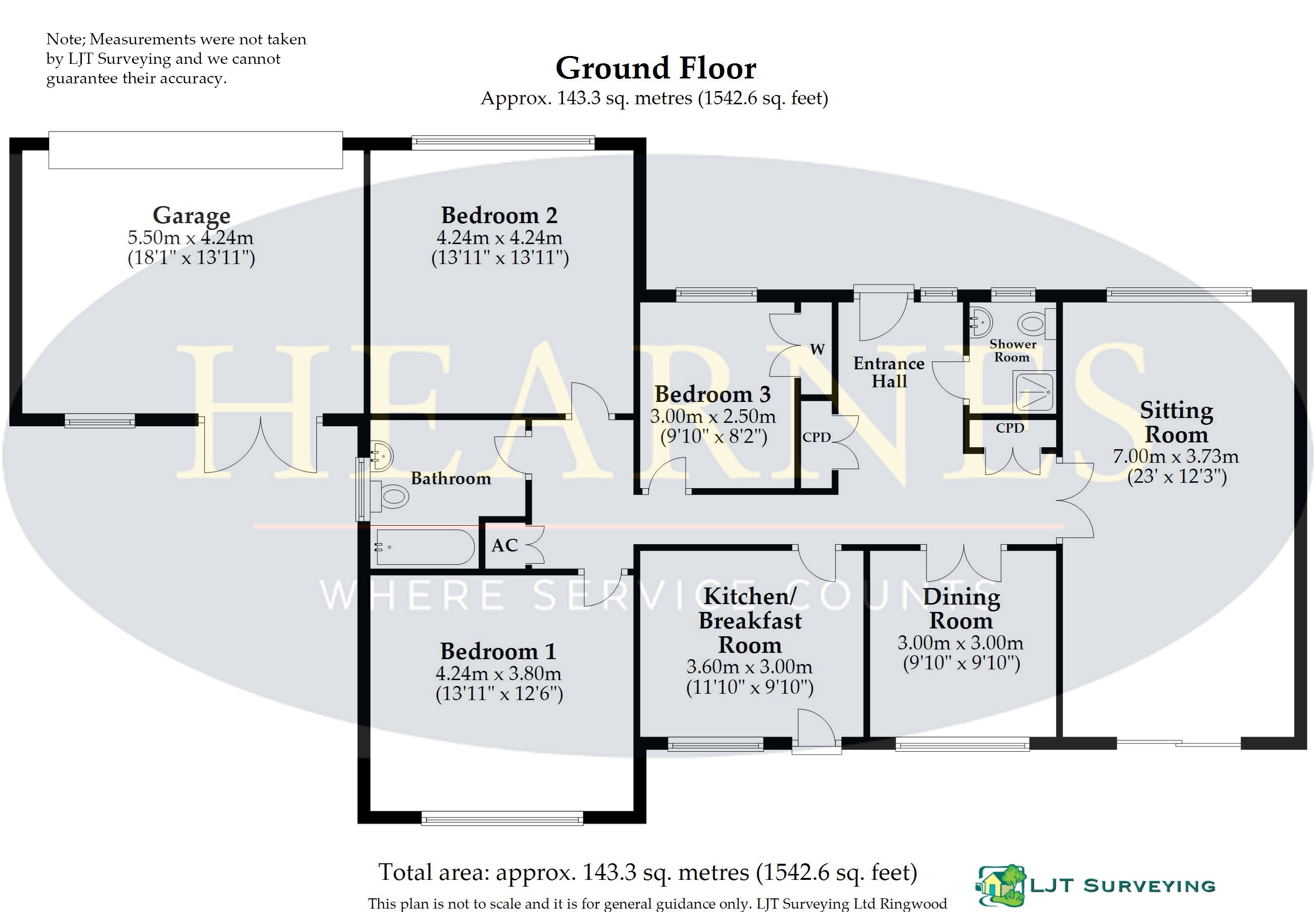 St Ives Wood, Ashley Heath. Ringwood BH24, 3 bedroom bungalow for sale