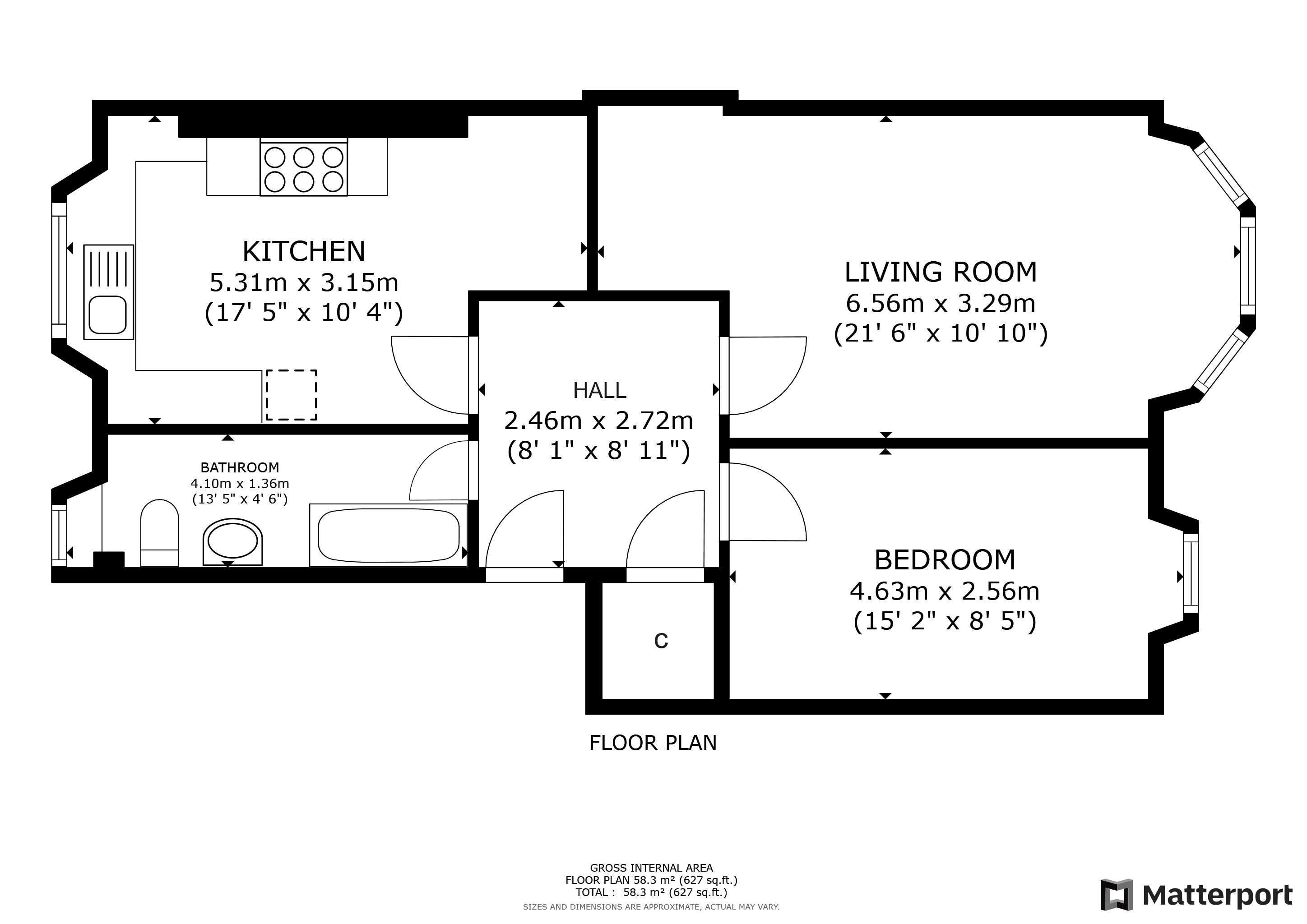 Hotspur Street, North Kelvinside, Glasgow G20, 1 bedroom flat for sale