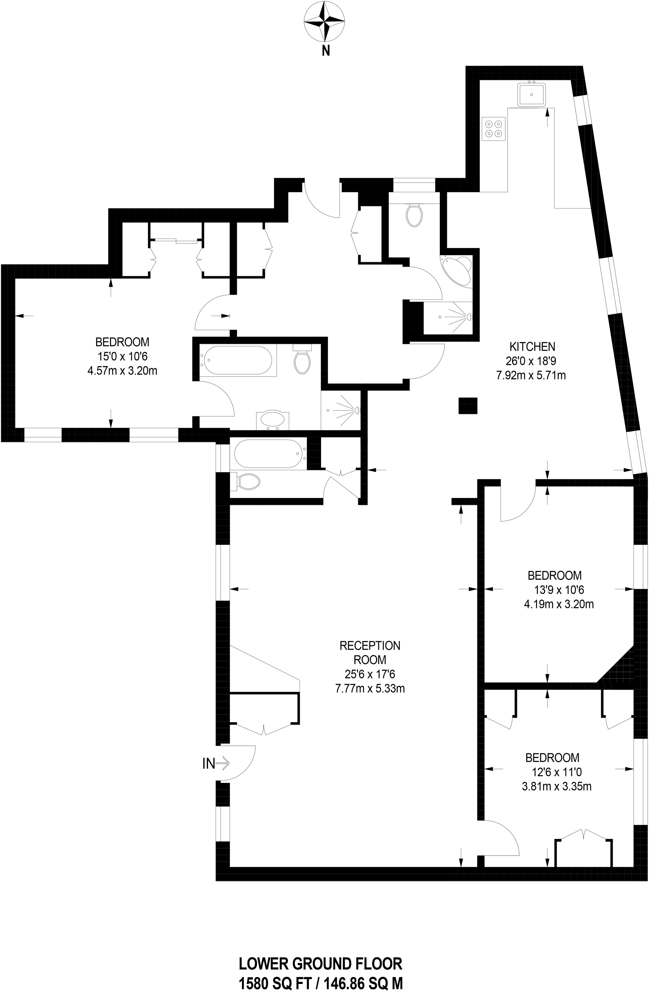 Moscow Road, Queensway, London W2, 3 bedroom flat for sale 57580052