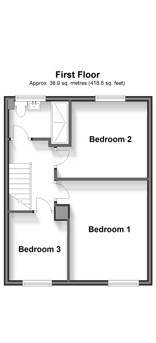 Beech Mast, Vigo Village, Meopham, Kent DA13, 3 bedroom terraced house