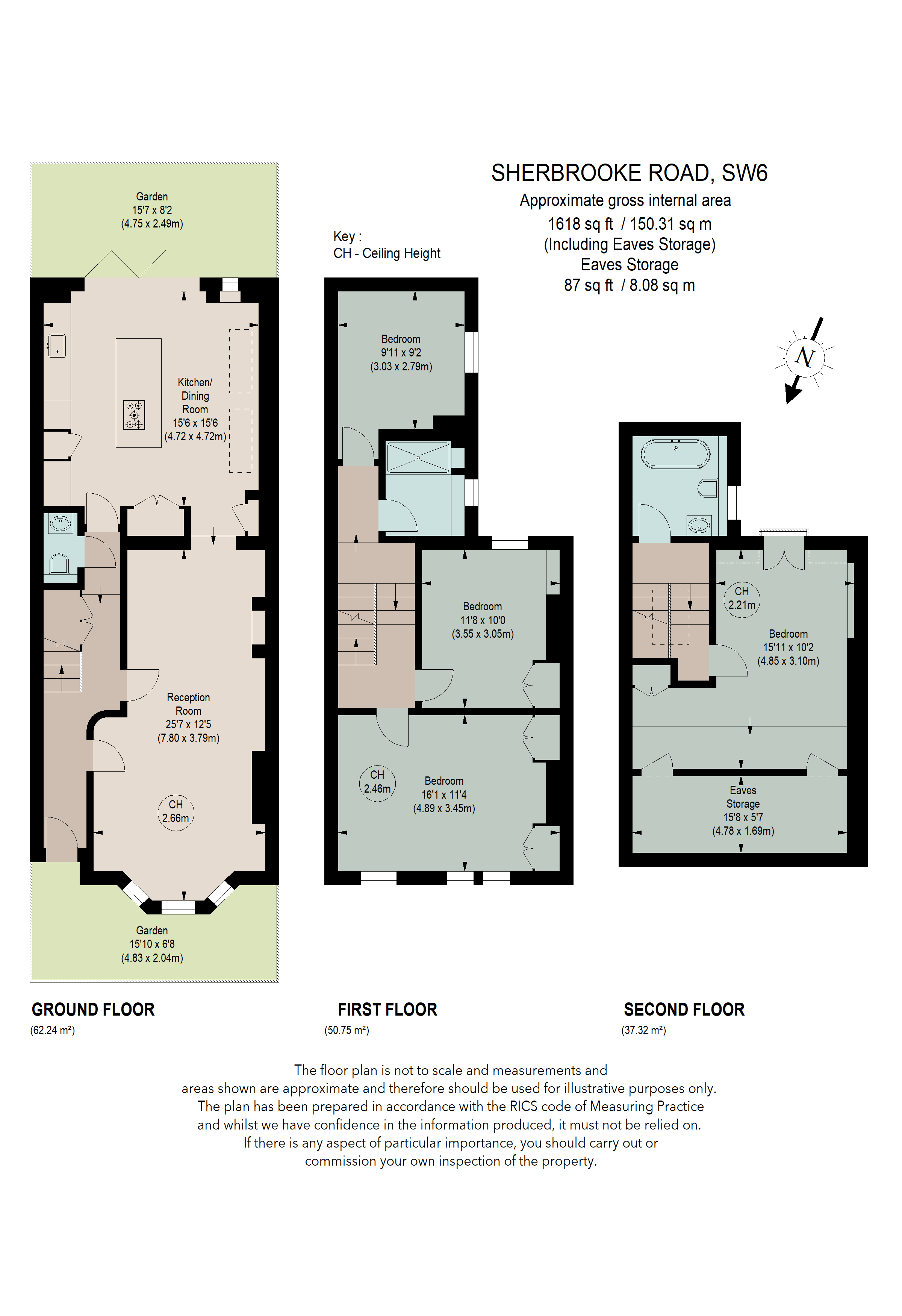 Sherbrooke Road, London SW6, 4 bedroom terraced house for sale