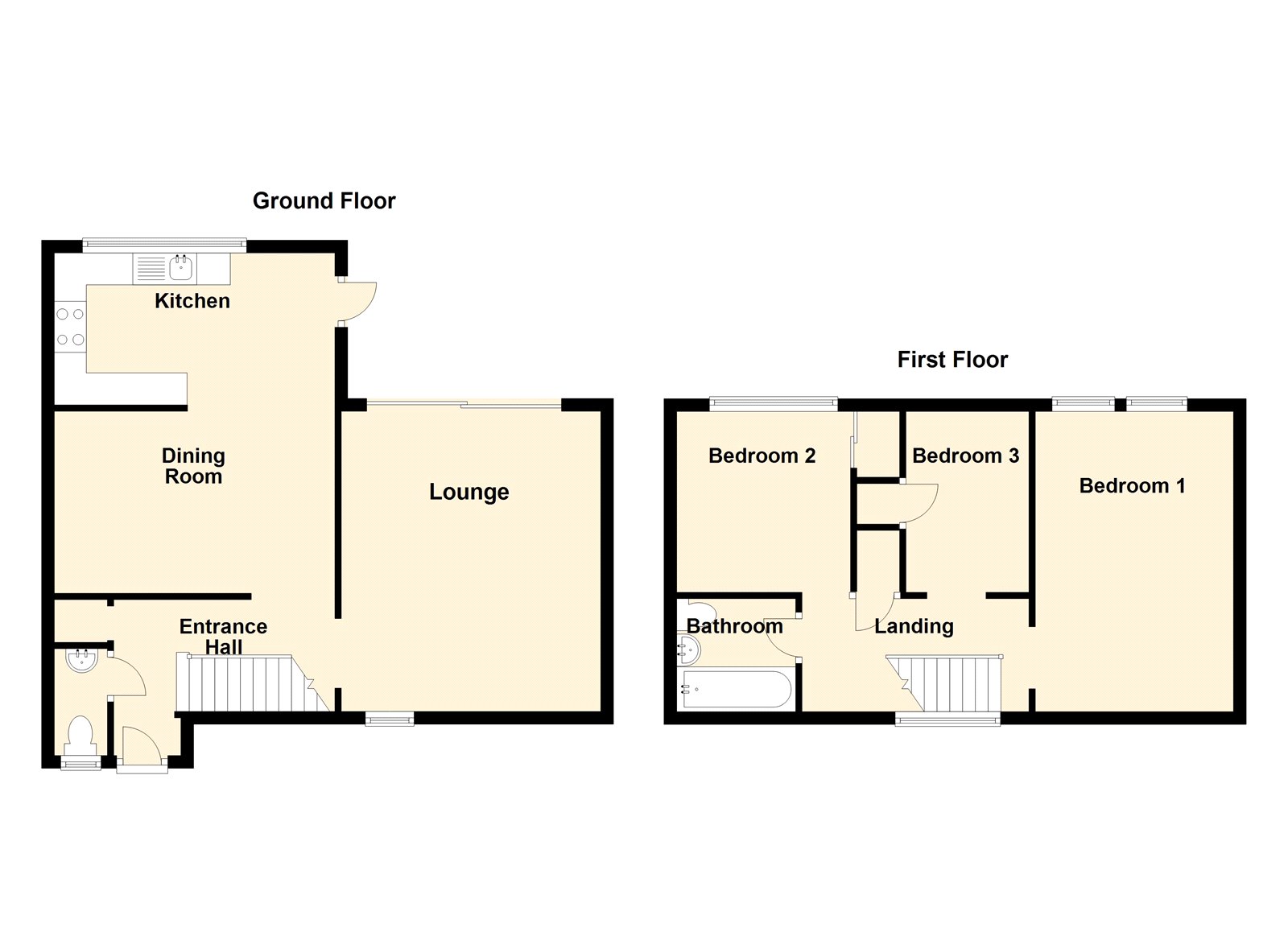 3 bed semidetached house for sale in Spring Cross, New Ash Green