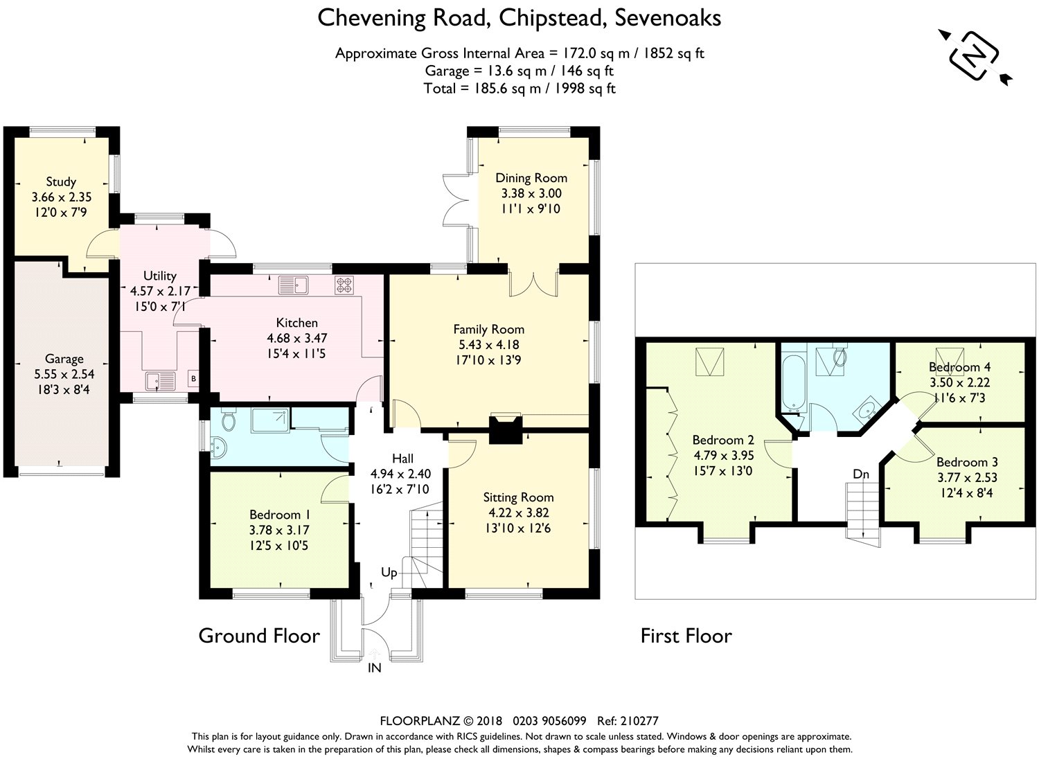 4 bed detached house for sale in Chevening Road, Chipstead, Sevenoaks