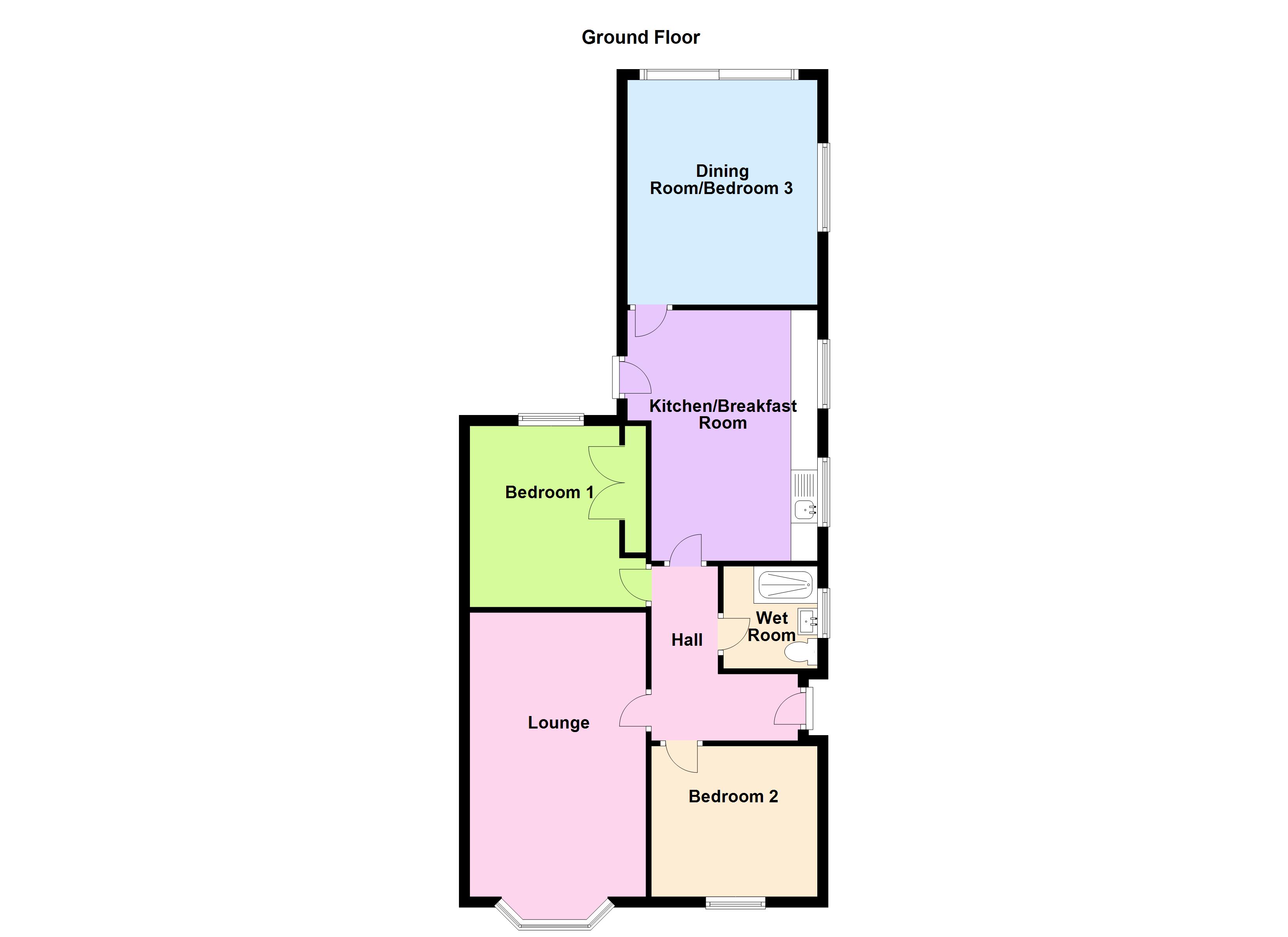 Thornbury Avenue, Blackfield SO45, 3 bedroom bungalow for sale
