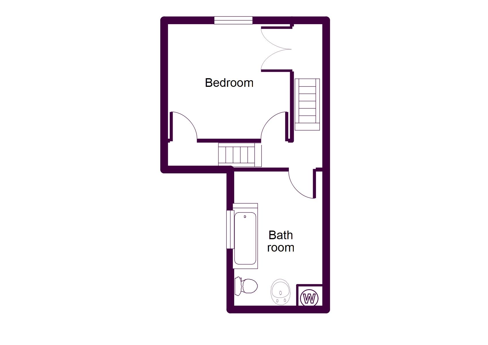 St. Peters Terrace, Elkins Hill, Brixham TQ5, 2 bedroom terraced house