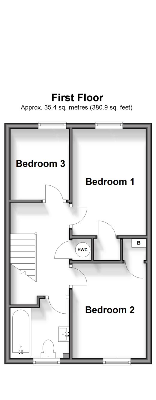 Church Road, Paddock Wood, Tonbridge, Kent TN12, 3 bedroom semi