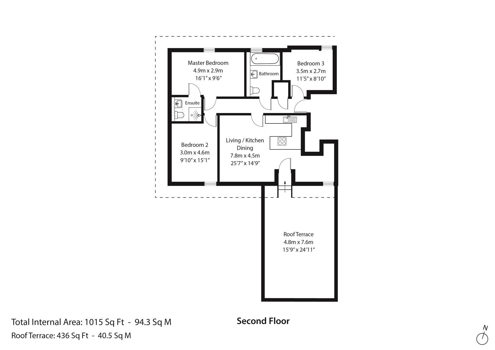 Homestead House, 112 Gibsons Hill SW16, 3 bedroom flat for sale