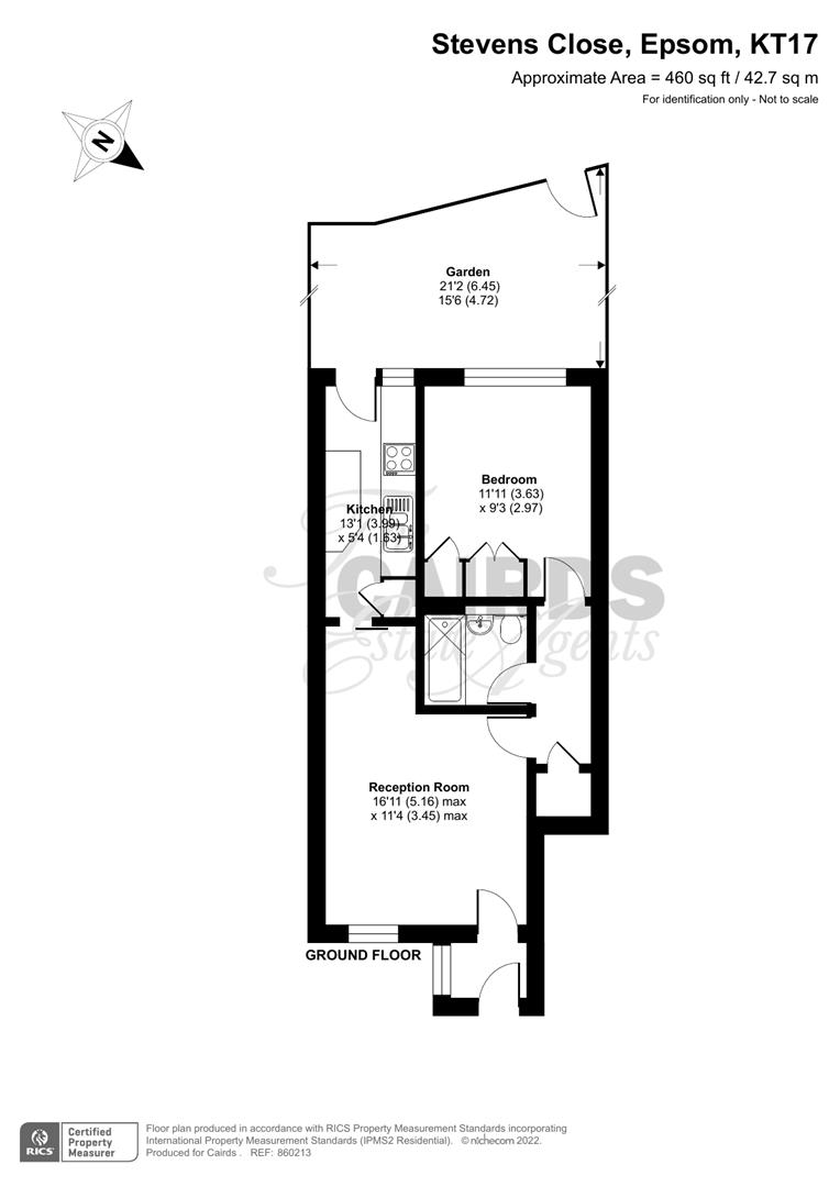 Stevens Close, Epsom KT17, 1 bedroom for sale 61725068