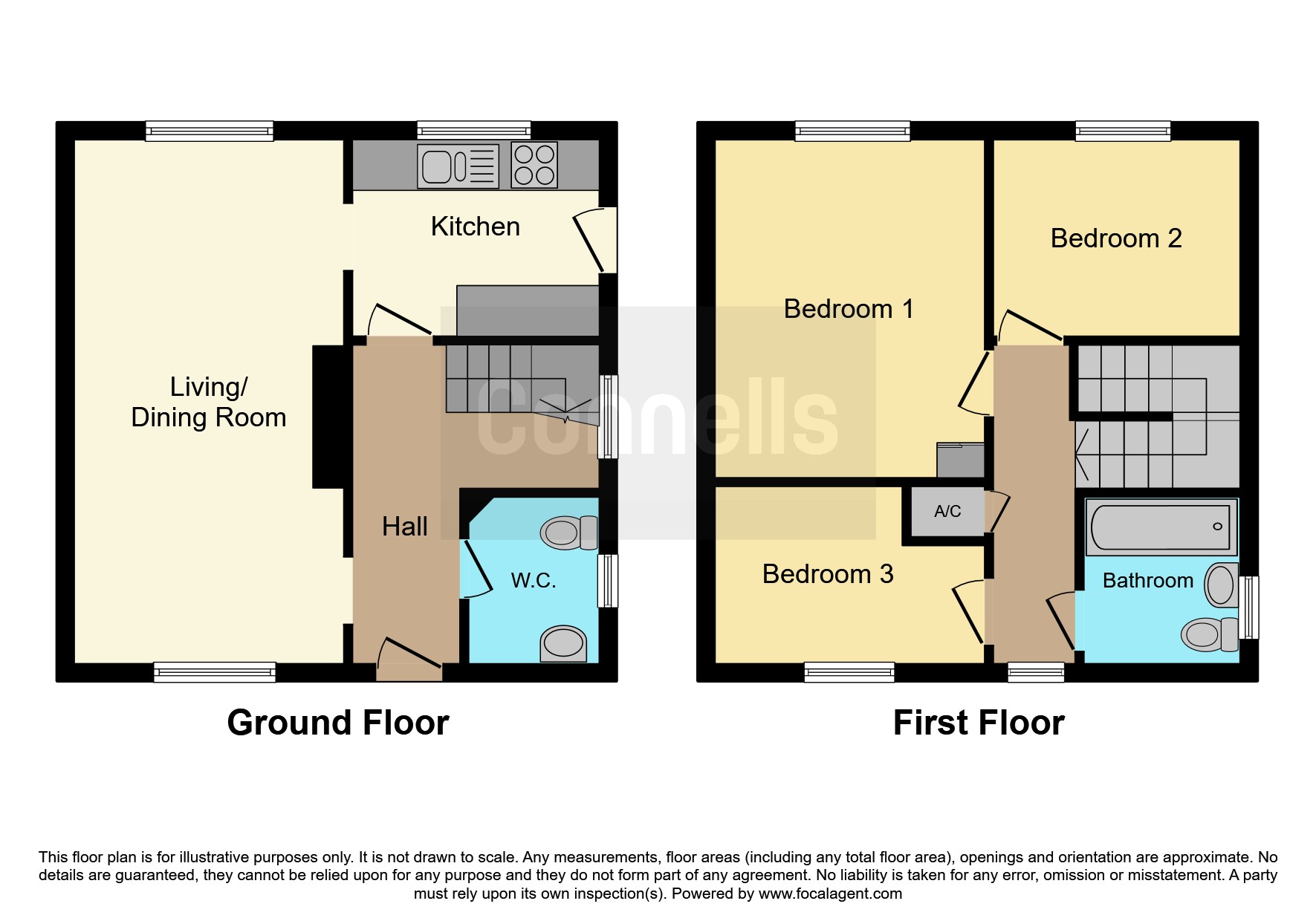 Needwood Road, Bedford MK41, 3 bedroom semidetached house for sale