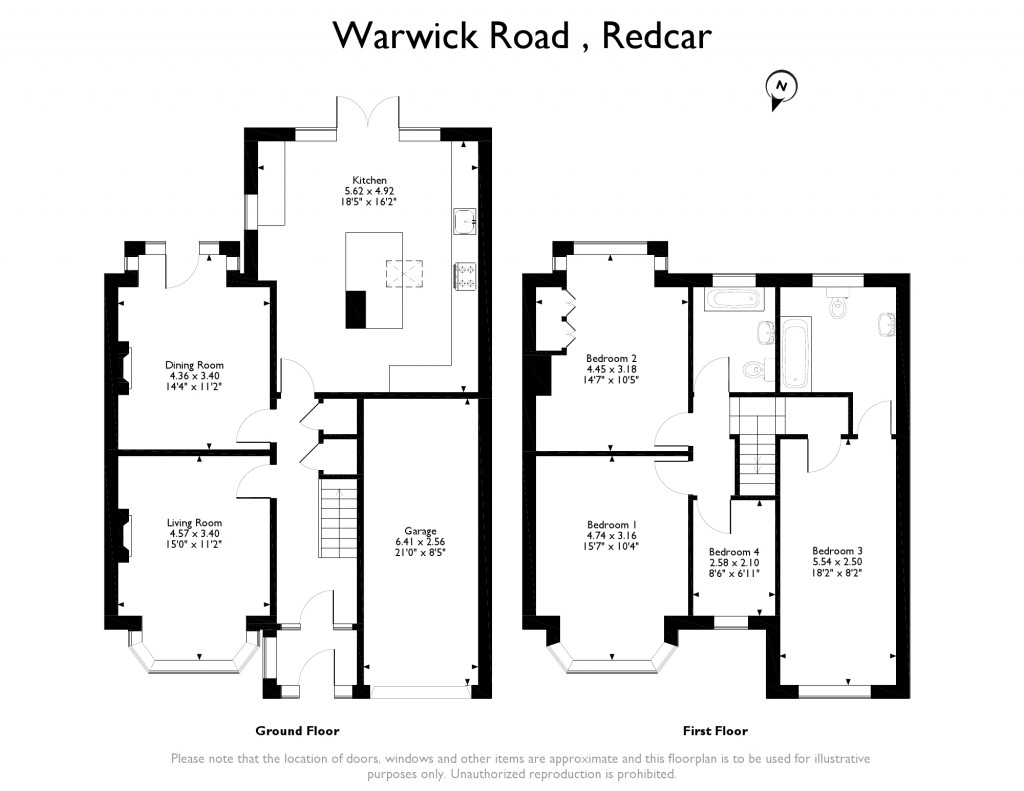 4 bed semidetached house for sale in Warwick Road, Redcar, Redcar And