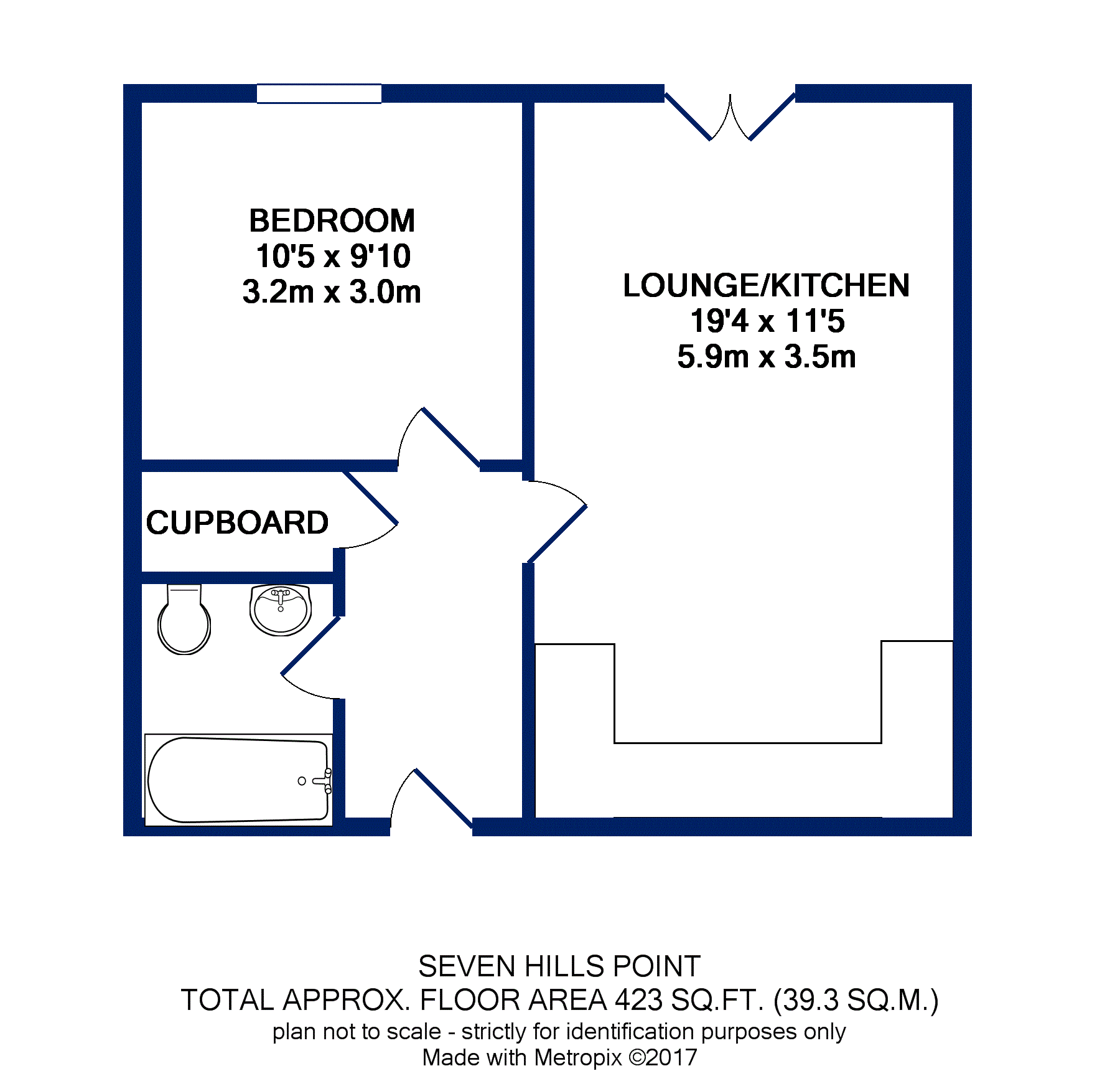 Seven Hills Point, Albert Road, Morley, Leeds LS27, 1 bedroom flat for