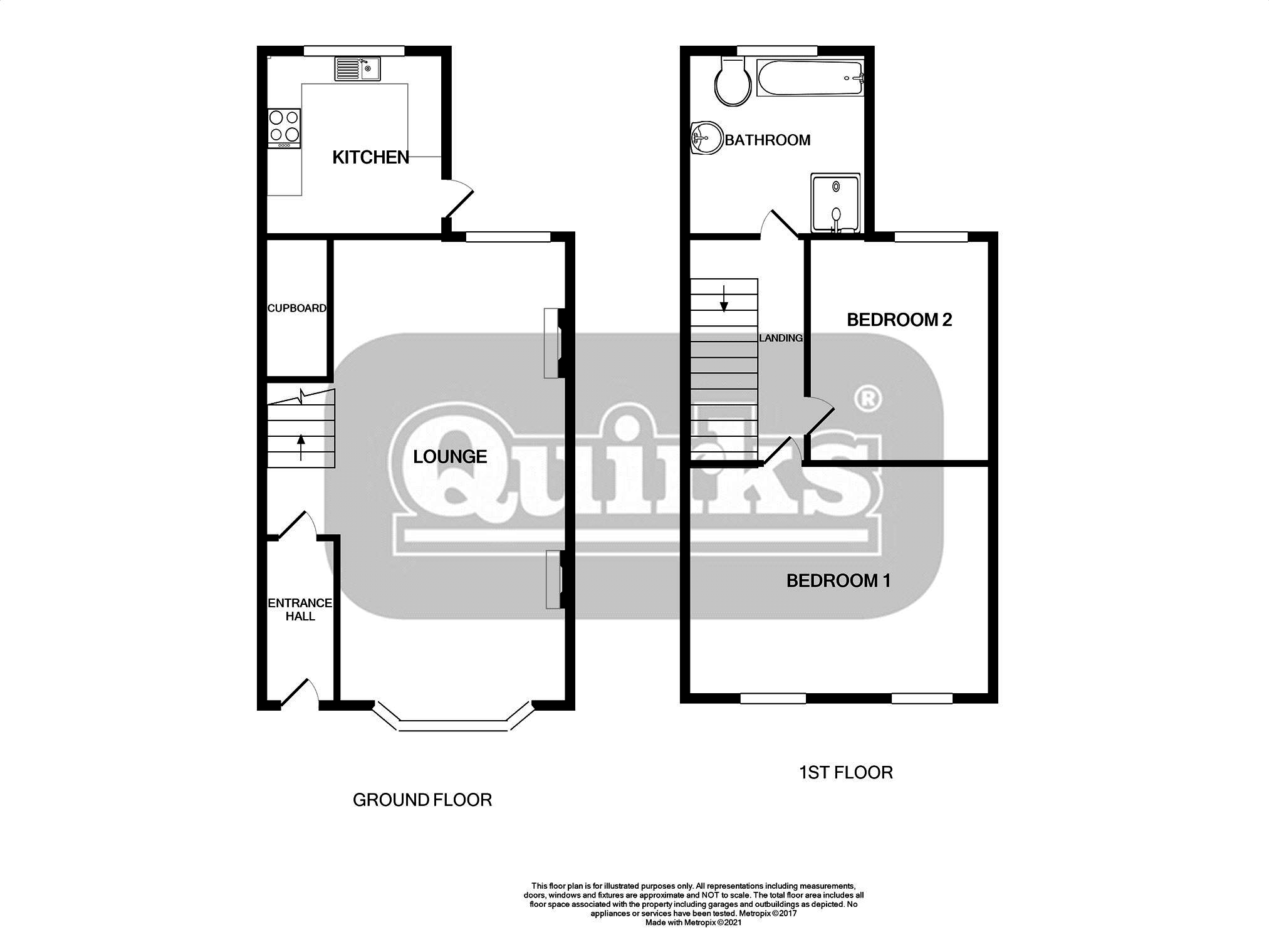 Jersey Gardens, Wickford SS11, 2 bedroom terraced house for sale
