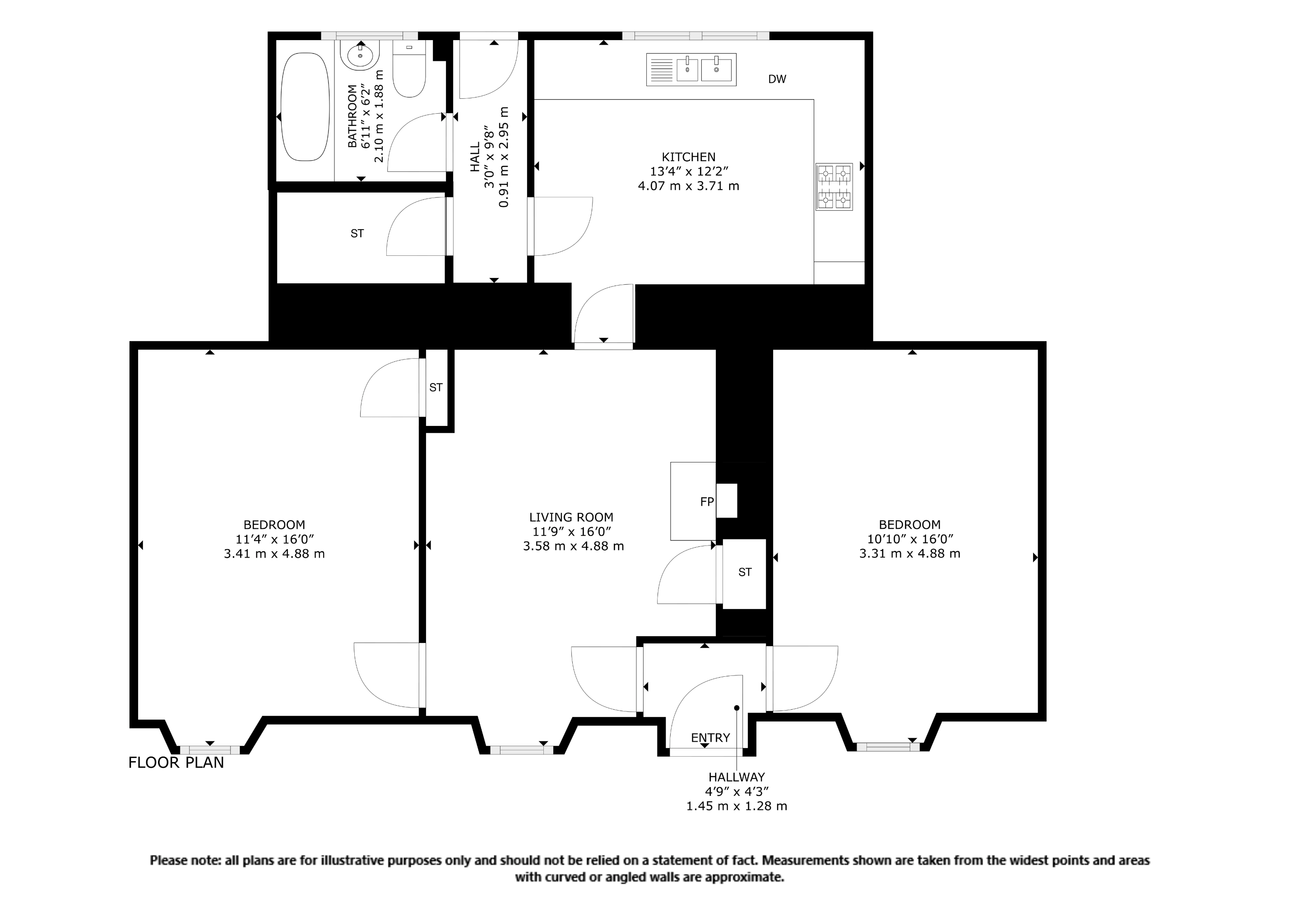 The Hill, Thornhill, Stirling FK8, 2 bedroom semidetached house for