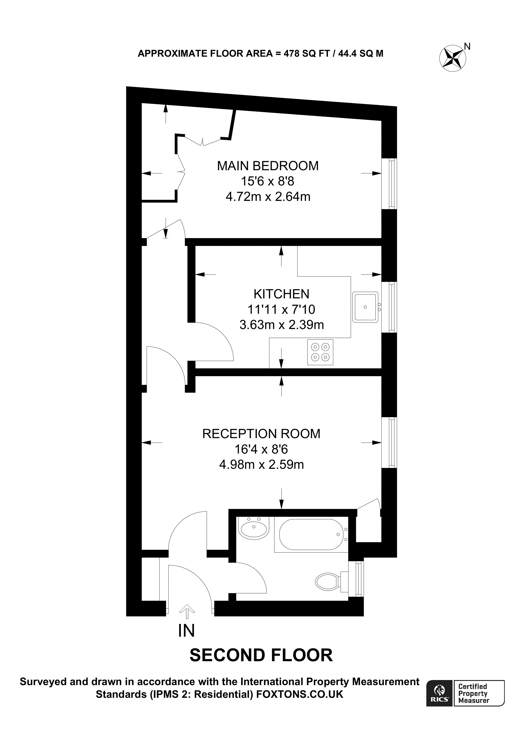 Stepney Green, Stepney, London E1, 1 bedroom flat to rent 64161277