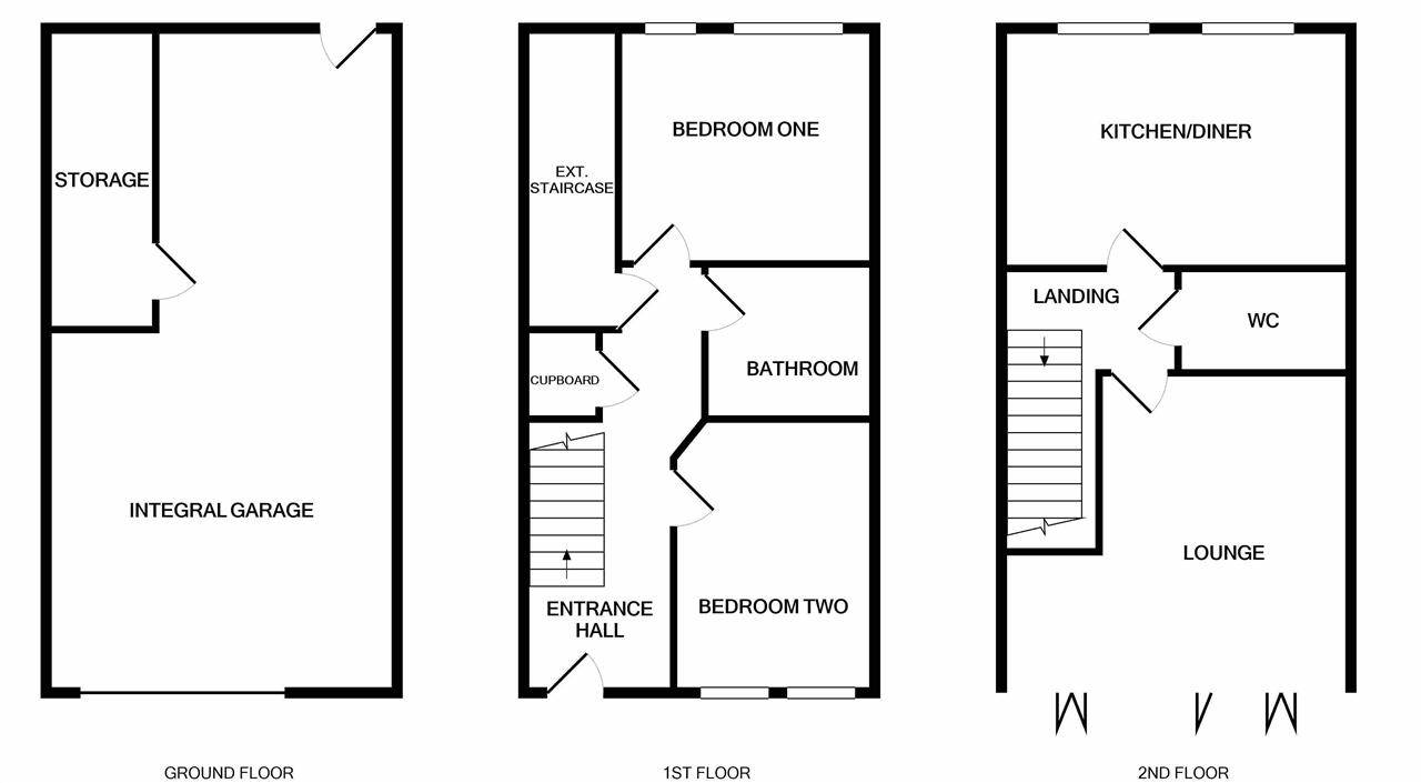 Plot Two, Jaywick Sands Development, Jaywick CO15, 2 bedroom terraced