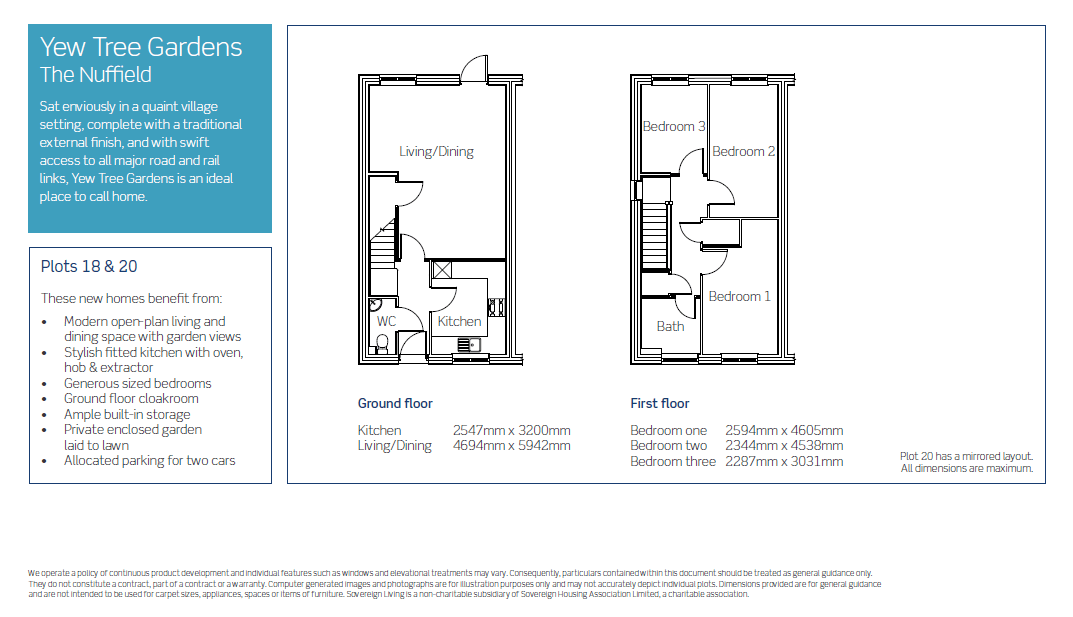 New home, 3 bed end terrace house for sale in East End, Cholsey