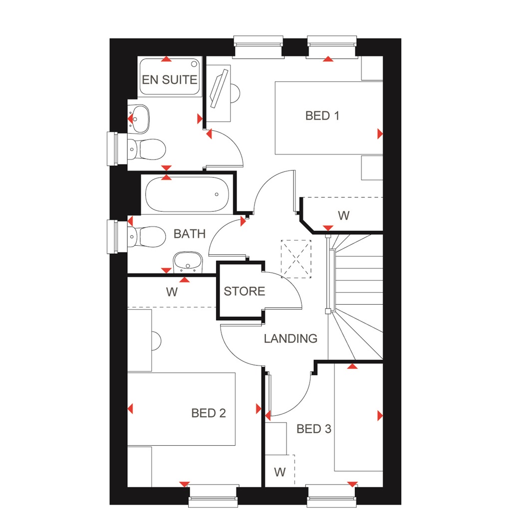 "Archford" at Rocky Lane, Haywards Heath RH16, 3 bedroom end terrace house for sale 62111764