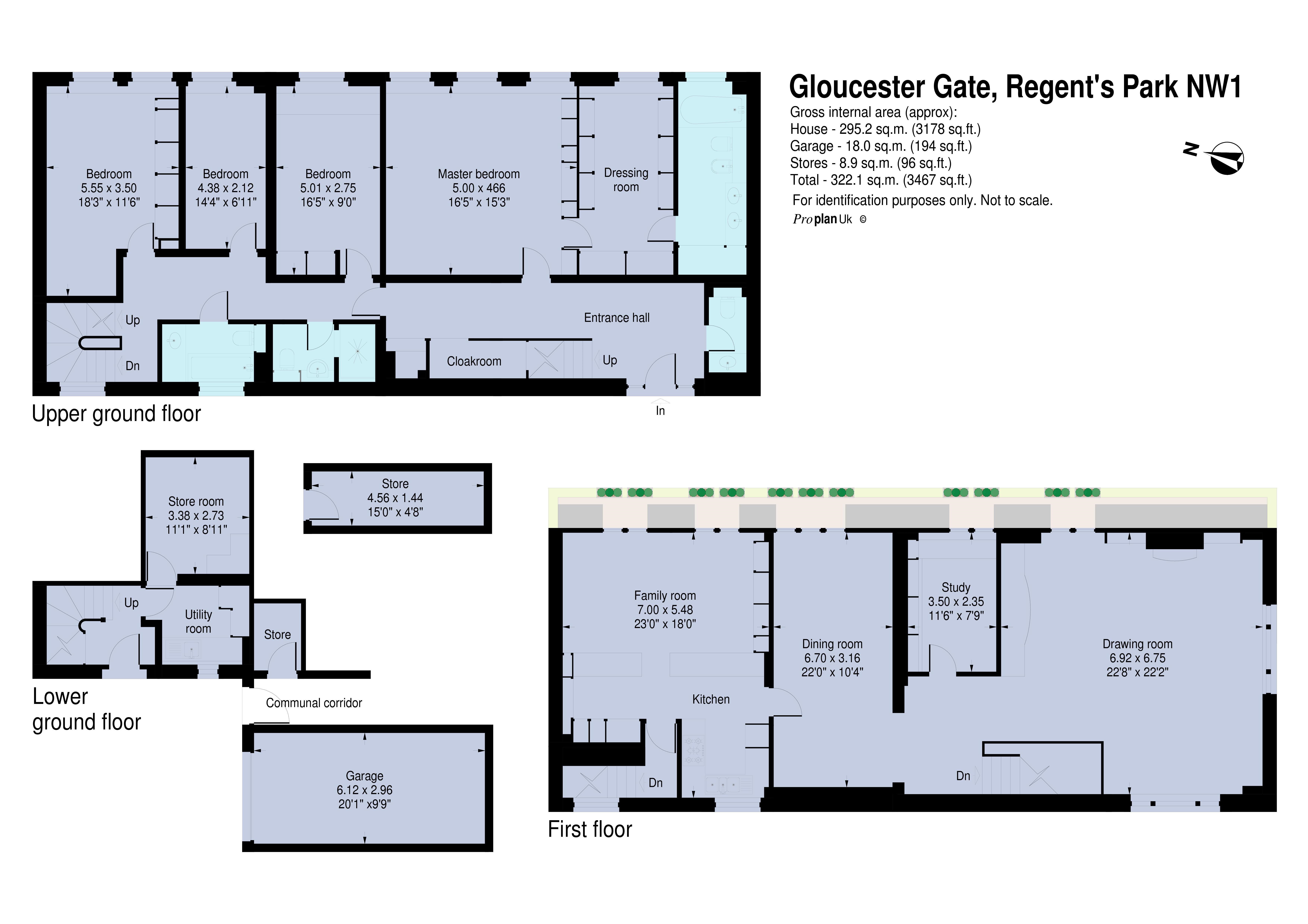 Gloucester Gate, London NW1, 4 bedroom terraced house for sale