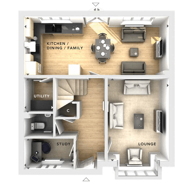 "The Langley" at Barbrook Lane, Tiptree, Colchester CO5, 4 bedroom