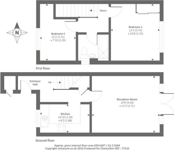 Macphail Close, Wokingham, Berkshire RG40, 2 bedroom end terrace house