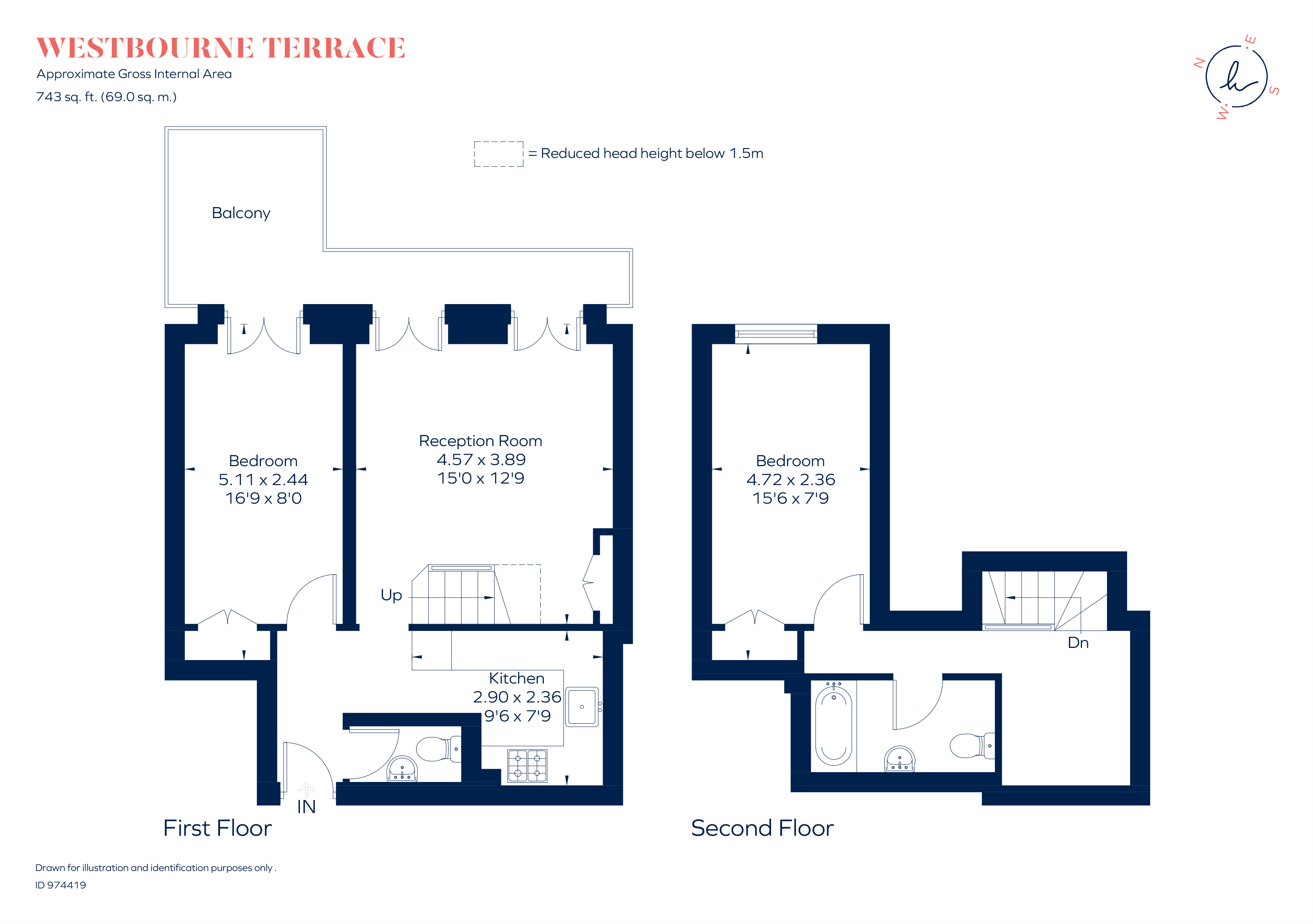 Westbourne Terrace, London W2, 2 bedroom flat for sale 64855968