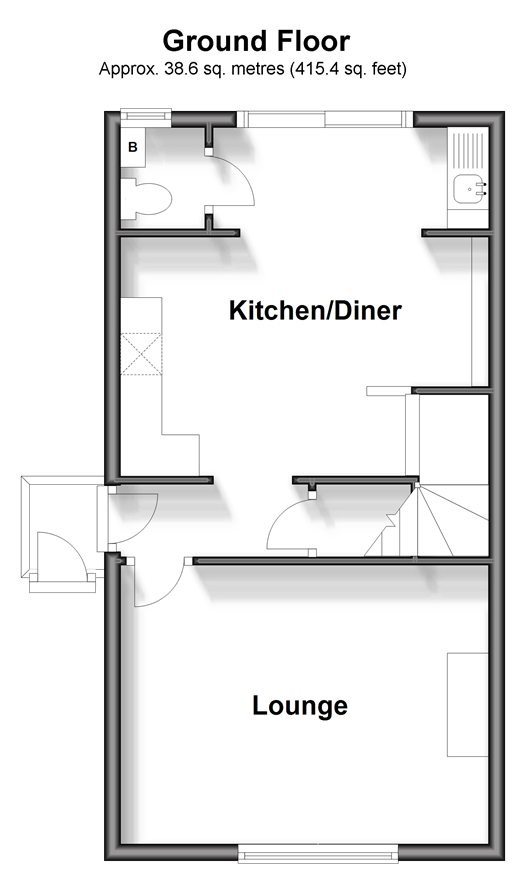 Mayers Road, Walmer, Deal, Kent CT14, 2 bedroom end terrace house for