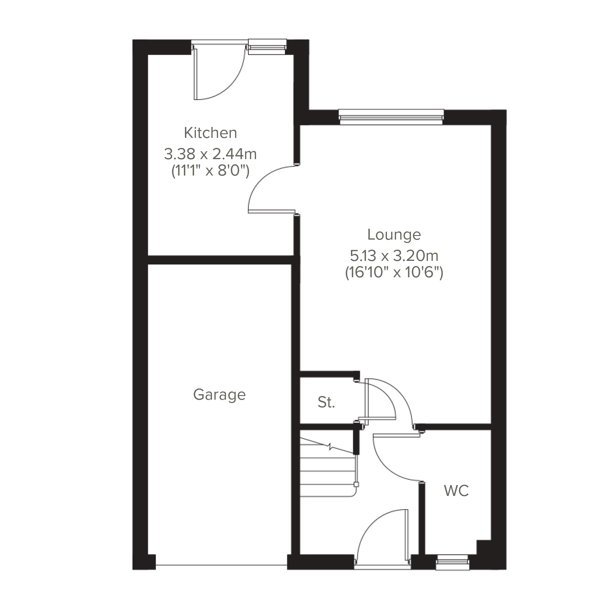 "The Newton" at Lusitania Gardens, Larkhall ML9, 3 bedroom semi