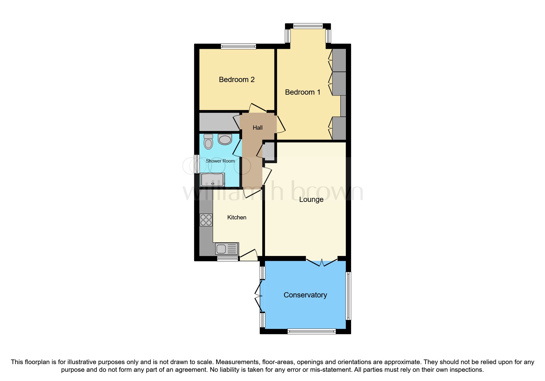Coppice Gardens, Greasbrough, Rotherham S61, 2 bedroom detached
