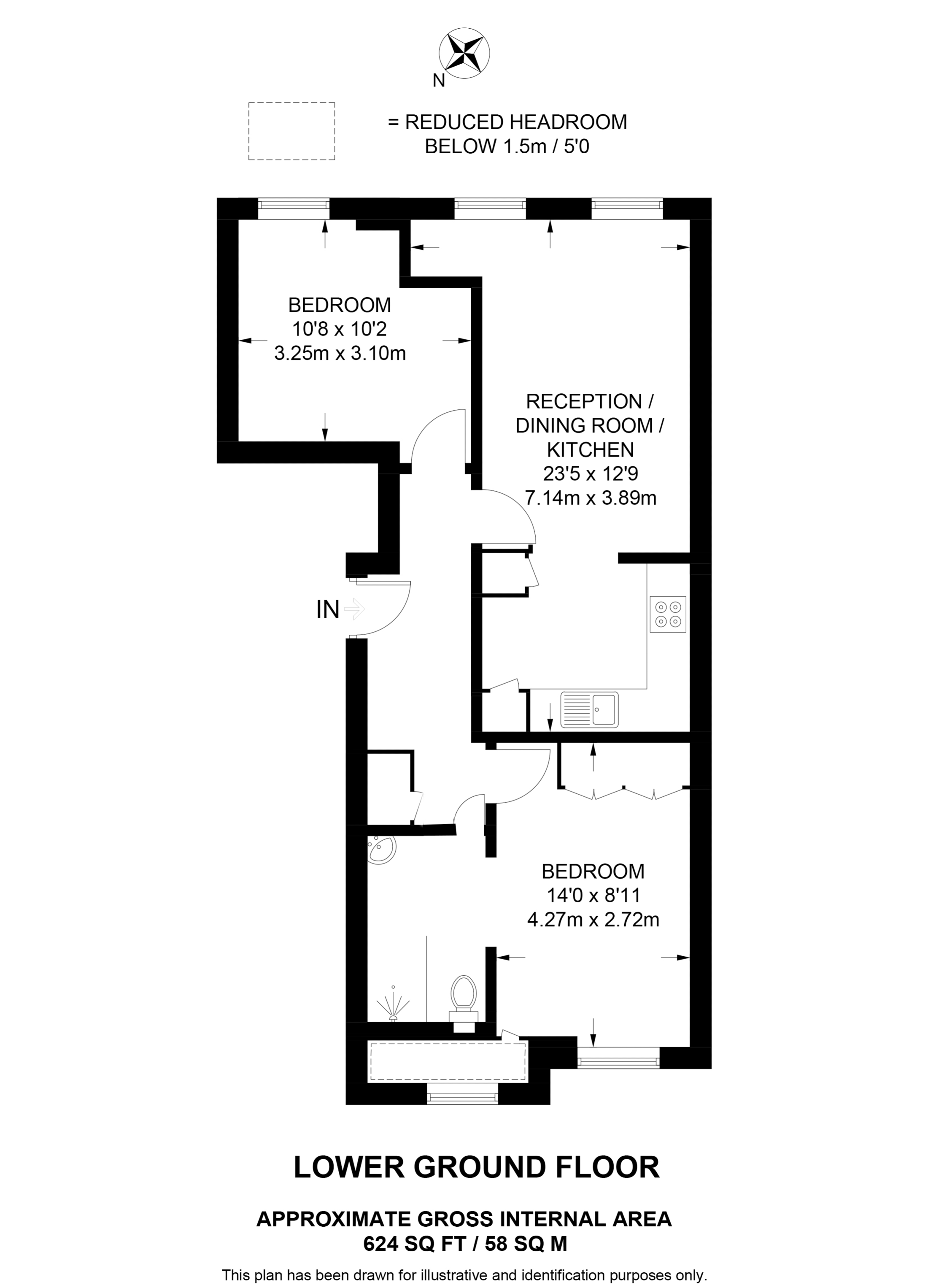 Westmoreland Terrace, Pimlico, London SW1V, 2 bedroom flat for sale