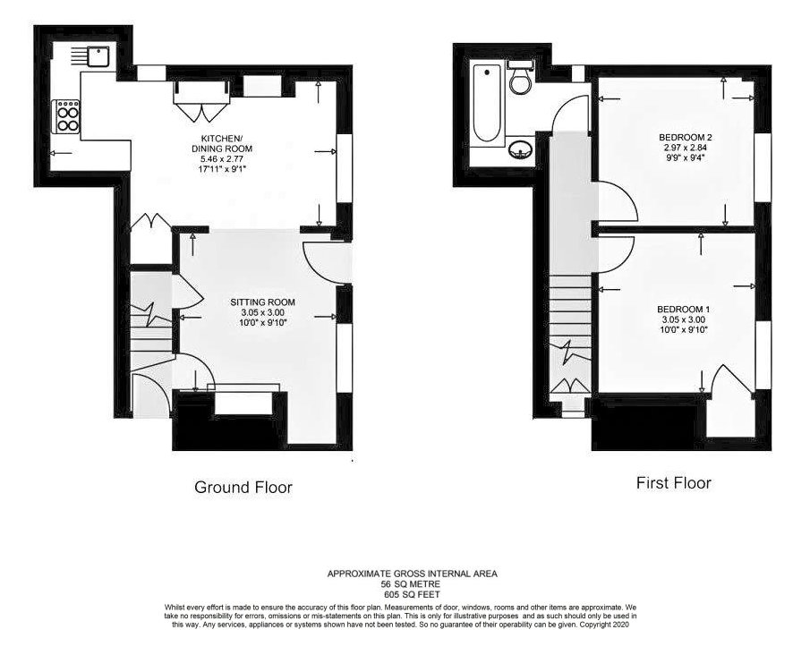 King Street, Odiham, Hook RG29, 2 bedroom semidetached house for sale