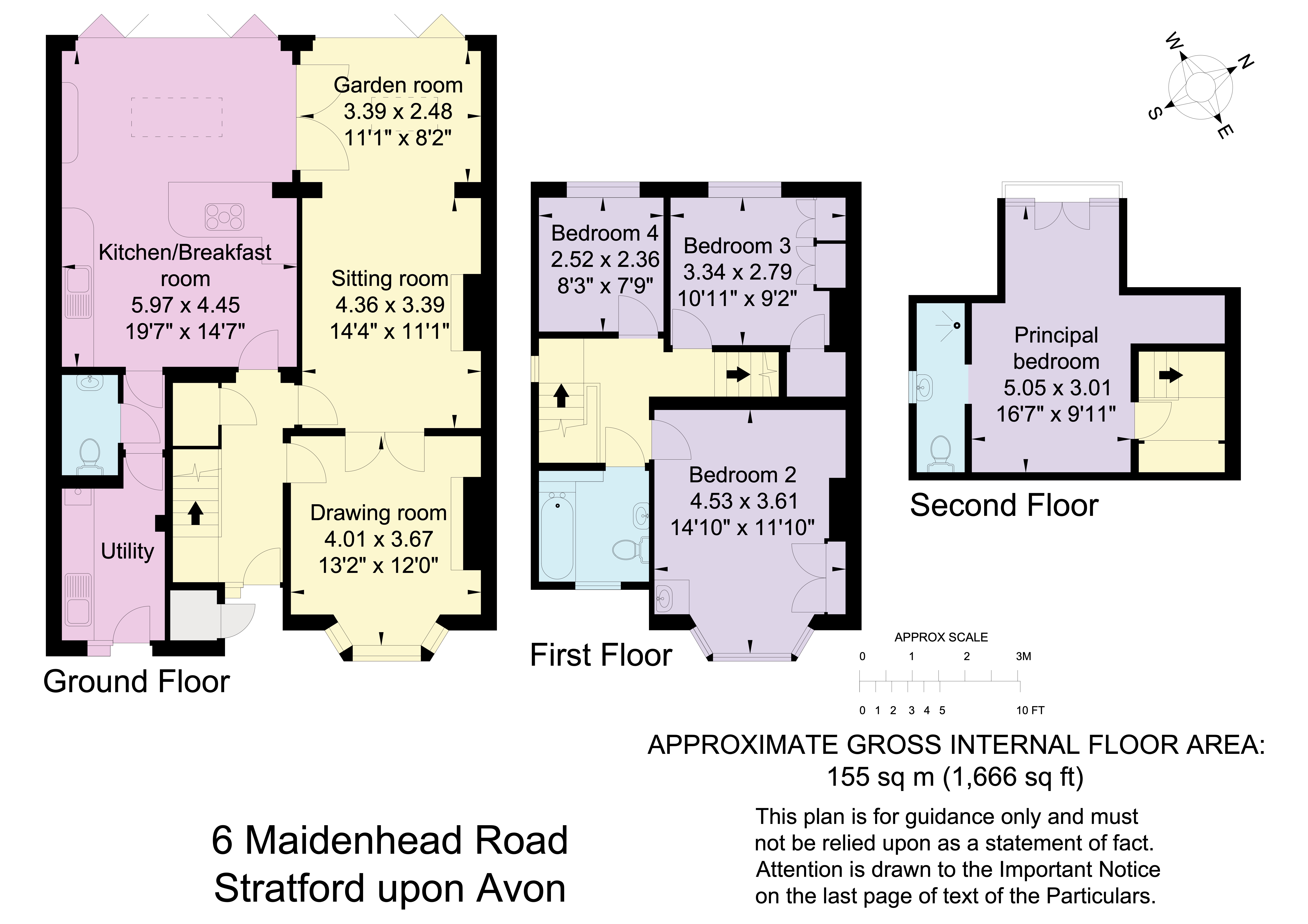 Maidenhead Road, StratfordUponAvon, Warwickshire CV37, 4 bedroom semi