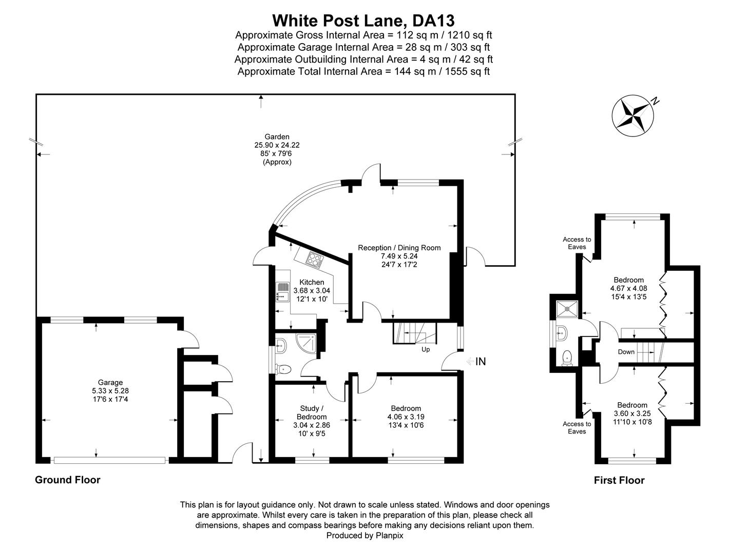 Whitepost Lane, Meopham, Gravesend DA13, 4 bedroom detached bungalow