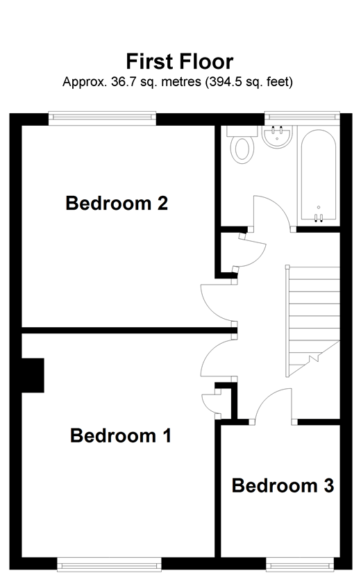 3 bed terraced house for sale in Crestway, Chatham, Kent ME5 Zoopla