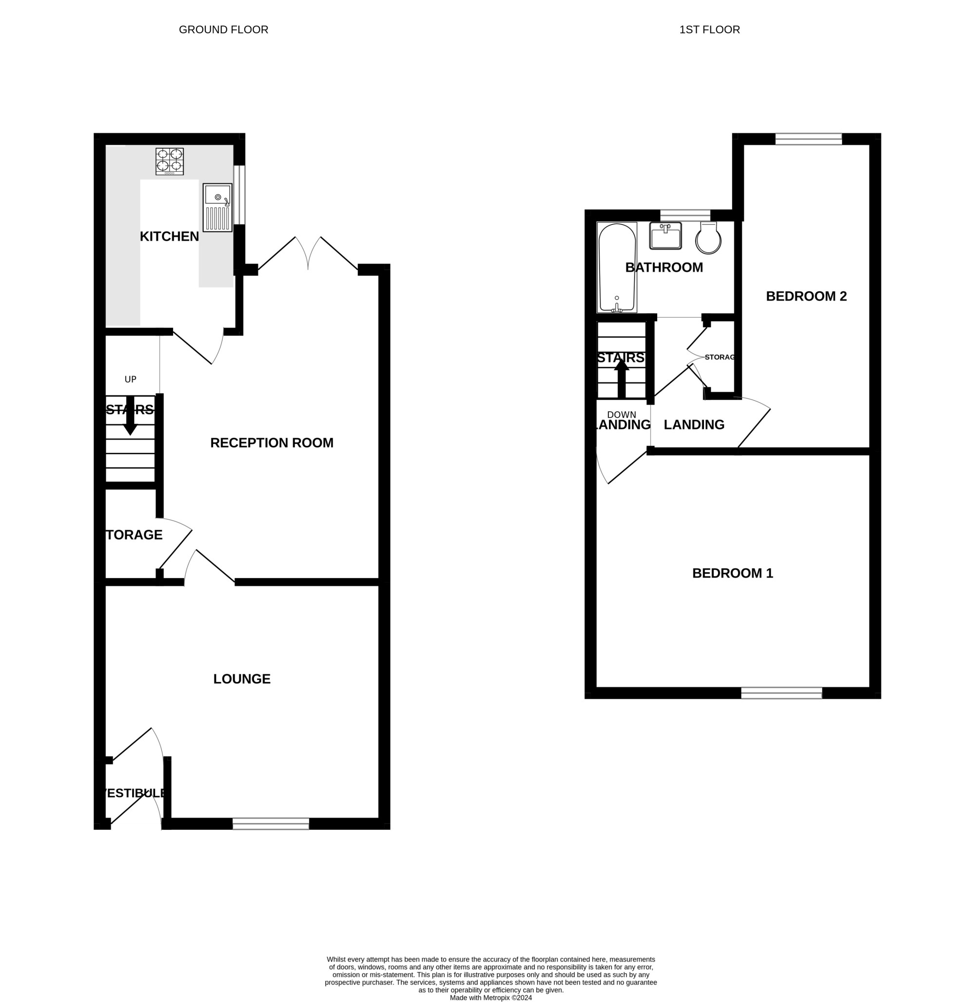 Waterloo Terrace, AshtonOnRibble, Preston PR2, 2 bedroom terraced
