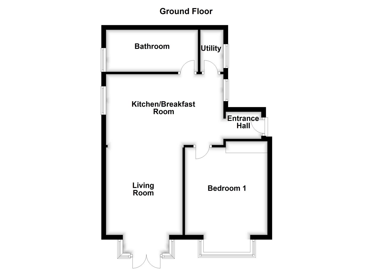 Hirst Road, Wakefield WF2, 1 bedroom semidetached bungalow for sale