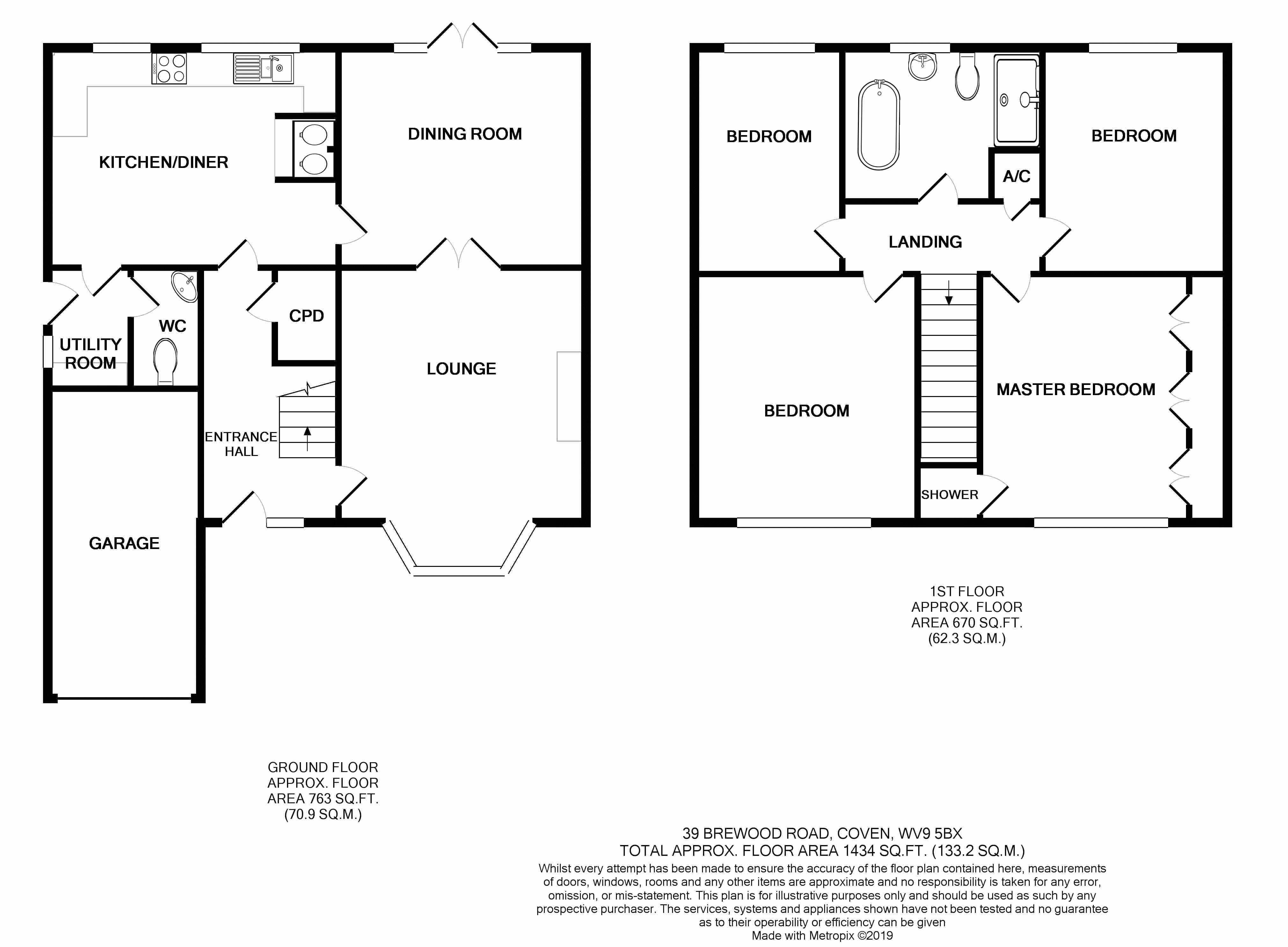 4 bed detached house for sale in 39 Brewood Road, Coven, Wolverhampton