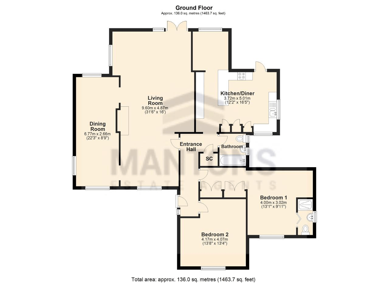Manor Road, Barton Le Clay, Bedfordshire MK45, 2 bedroom bungalow for