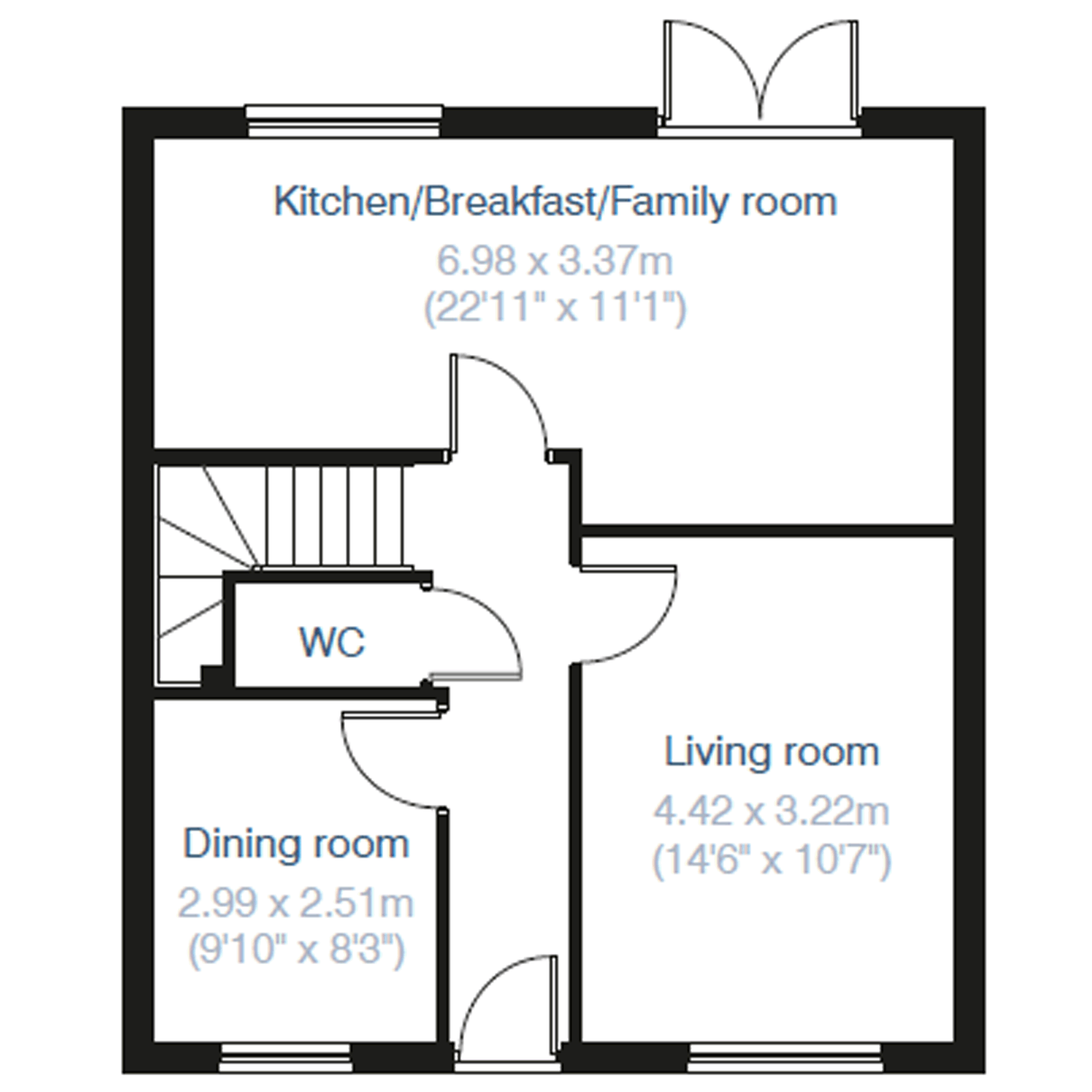 "The Knightsbridge" at Selby Road, Garforth, Leeds LS25, 4 bedroom