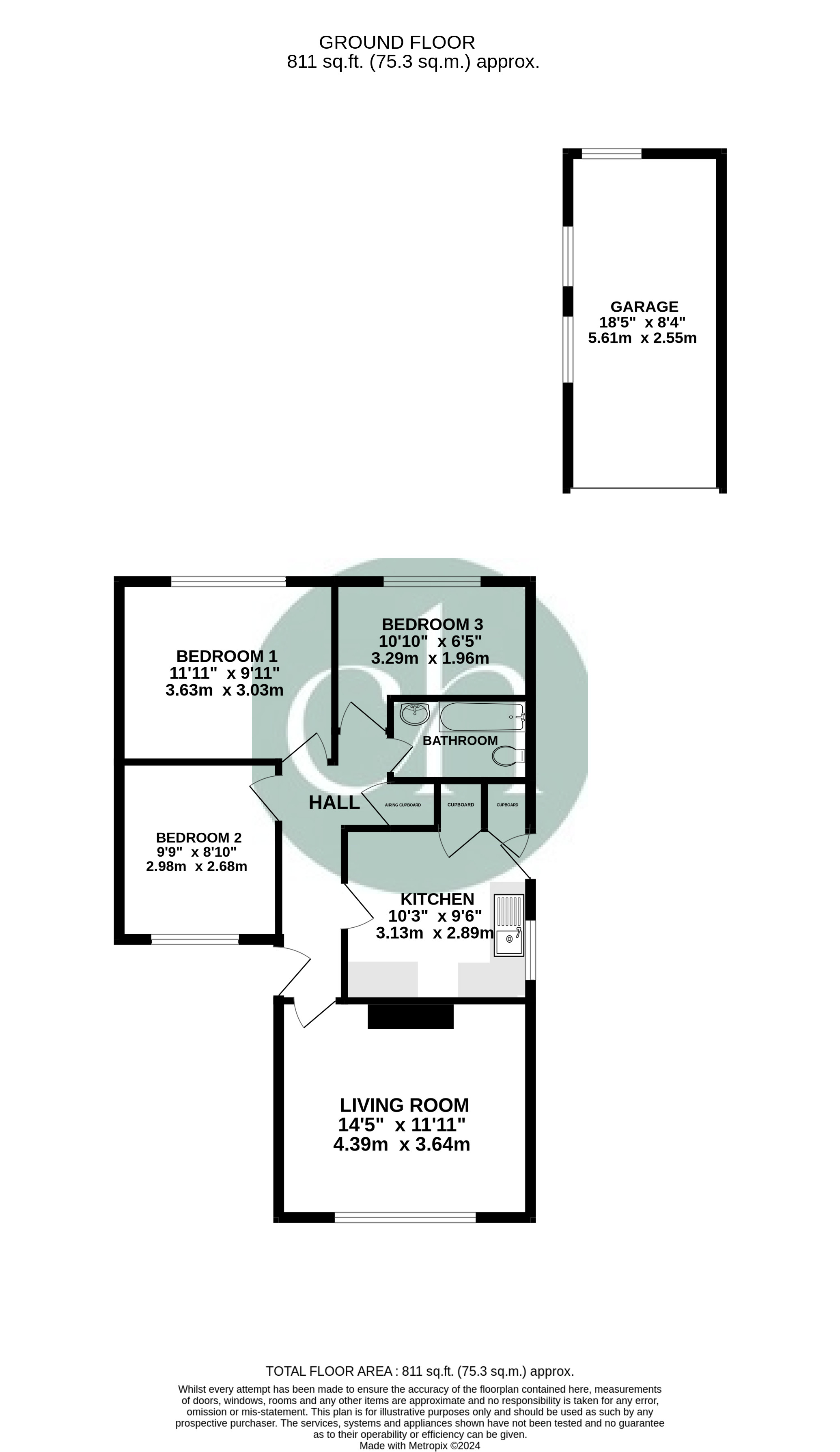 Firth Close, Greenmeadow, Swindon, Wiltshire SN25, 3 bedroom bungalow