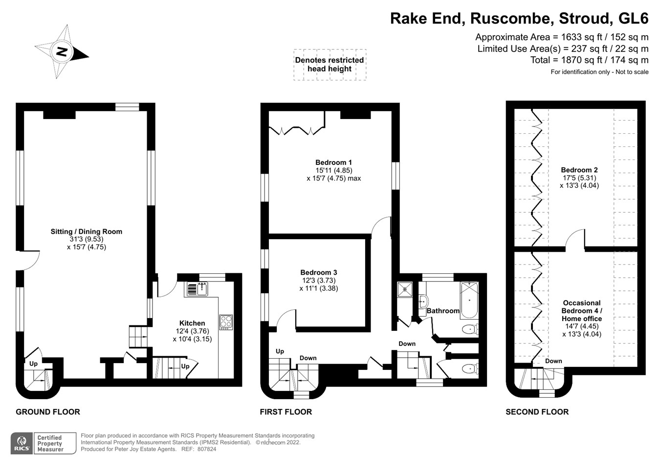Road, Stroud GL6, 4 bedroom cottage for sale