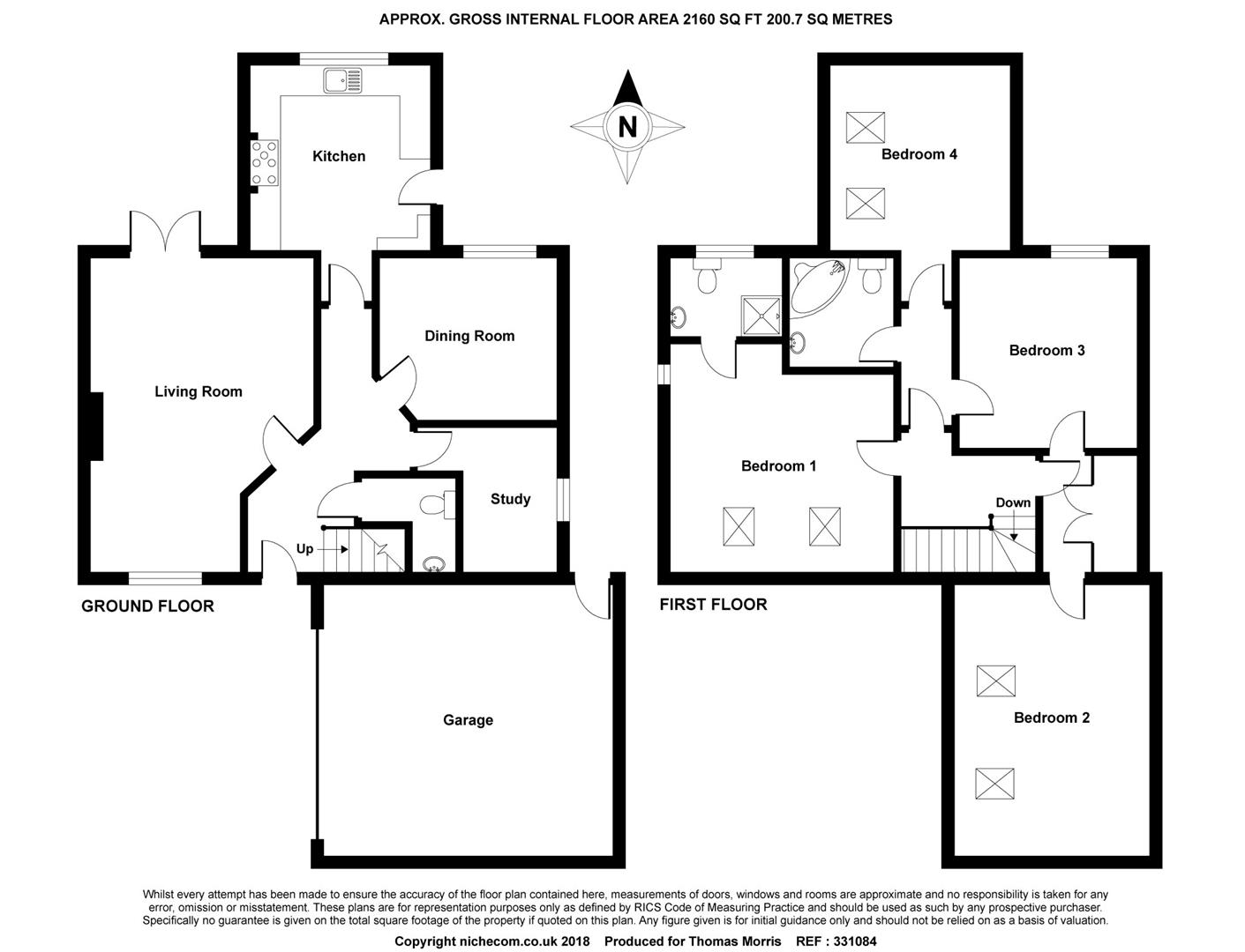 4 bed detached house for sale in Park Lane, Blunham, Bedford
