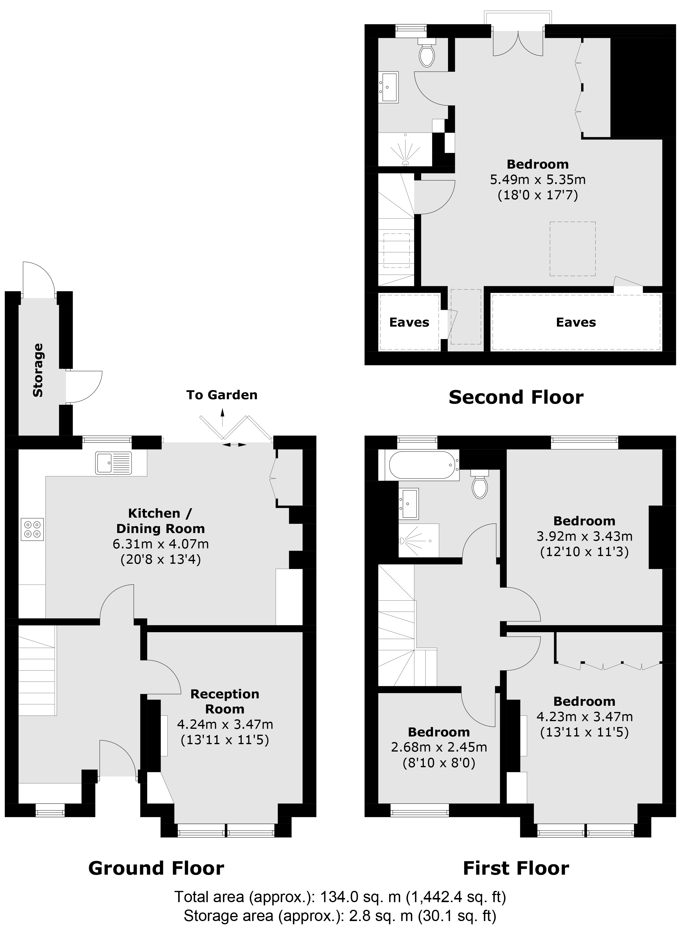 Holstein Avenue, Weybridge, Surrey KT13, 4 bedroom terraced house for